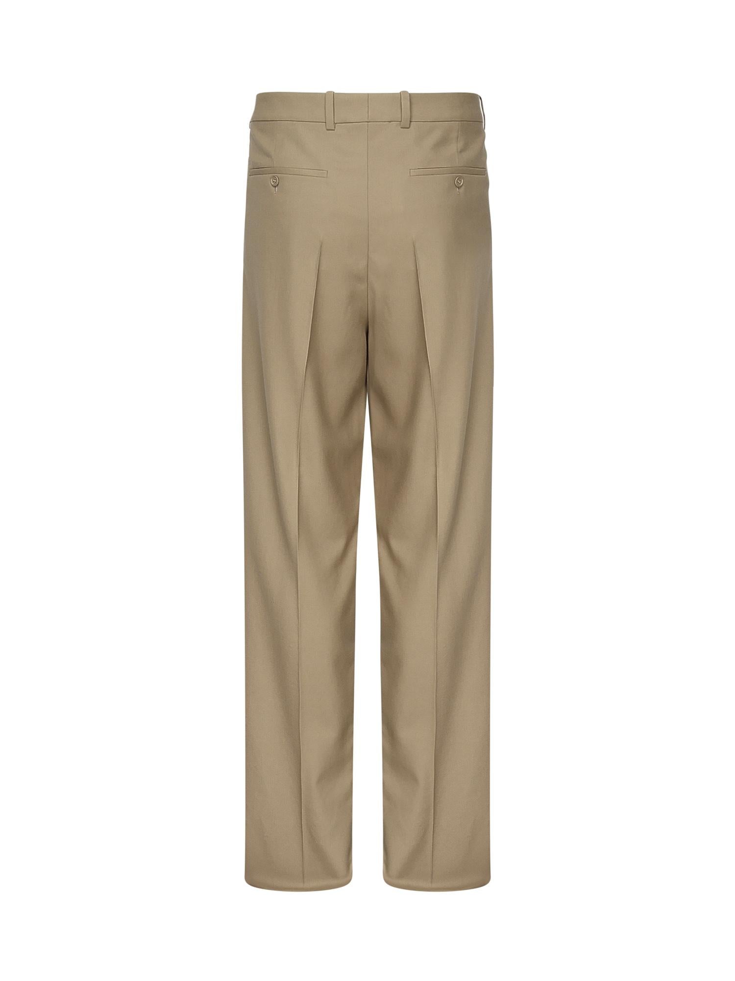 Pantaloni in gabardine di lana 821899 Y405W7557 SAINT LAURENT