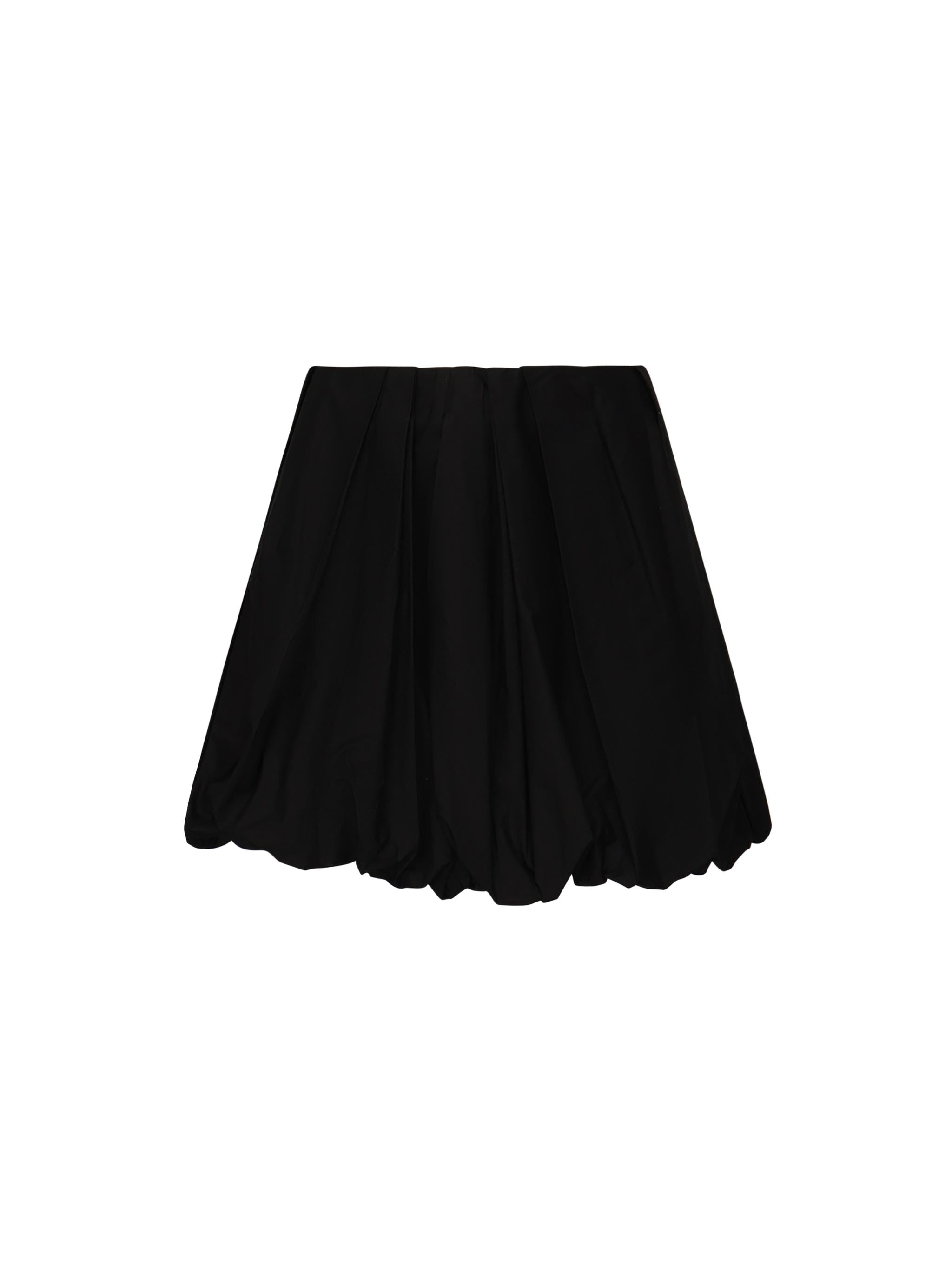 Minigonna balloon in popeline 105183 A2LDZ99 PINKO