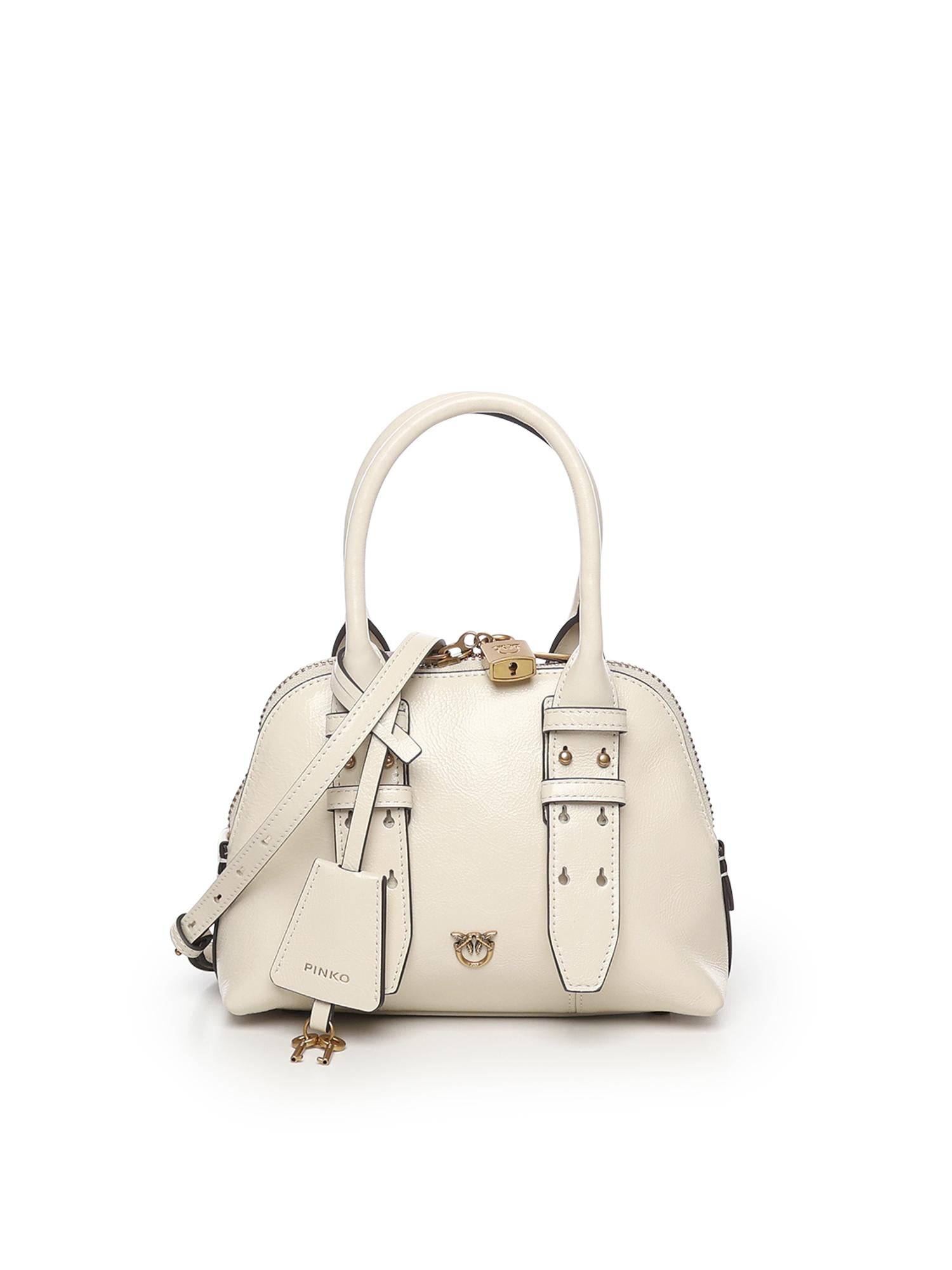 Borsa a mano piccola Escape Bag in pelle 105333 A2VWZ14Q PINKO