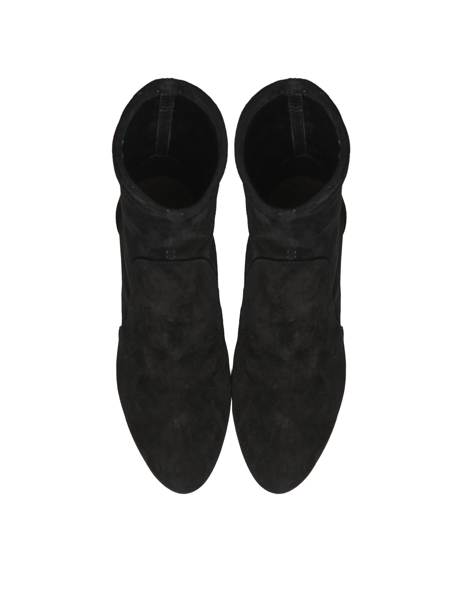 Sock boots Yuliana in suede S6276 BLK STUART WEITZMAN