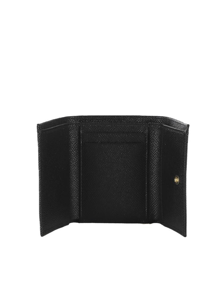 Portafogli in pelle con logo plaque BI0770 A100180999 DOLCE & GABBANA