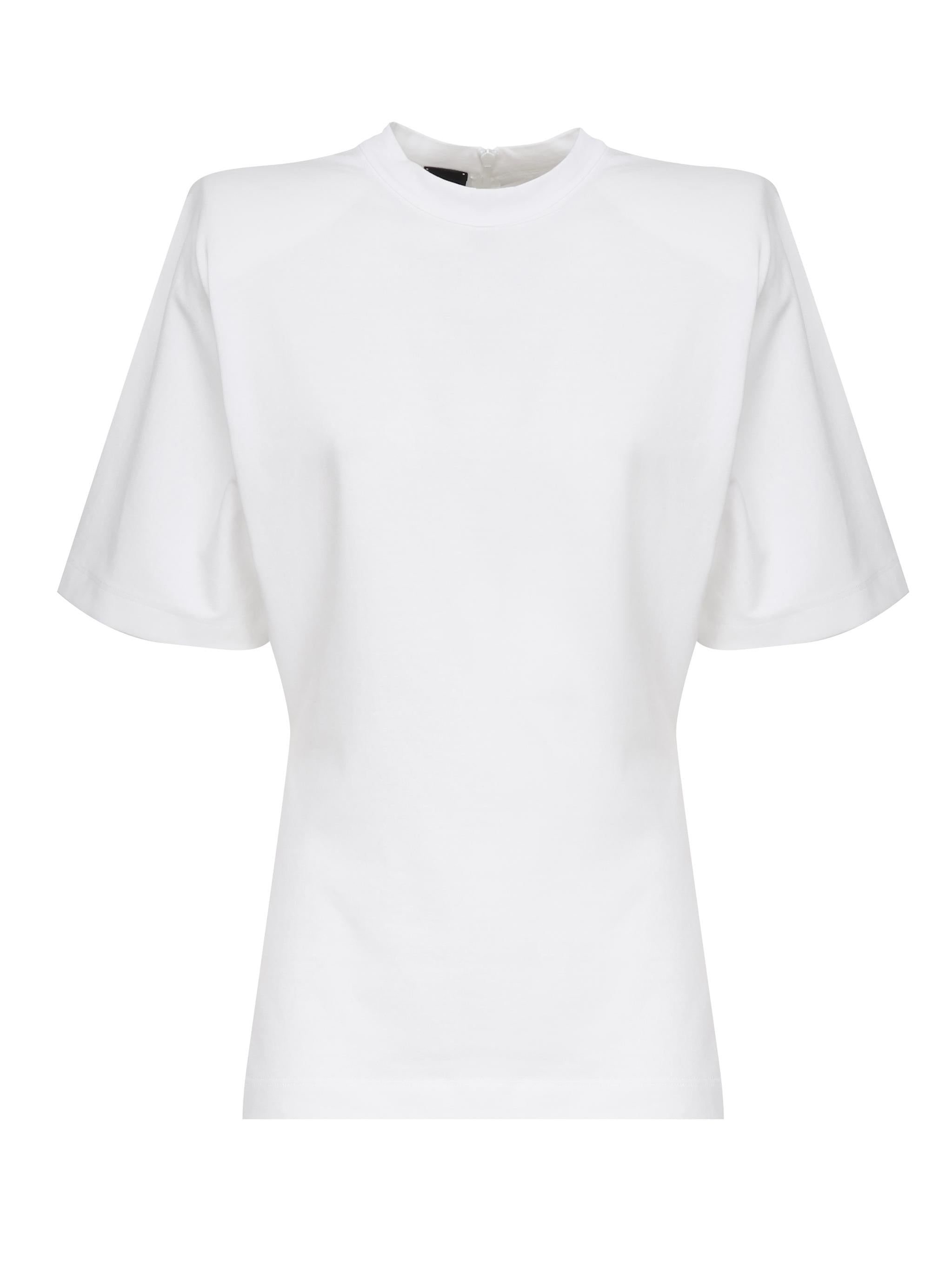 T-shirt con spalle imbottite 105217 A2M2Z04 PINKO