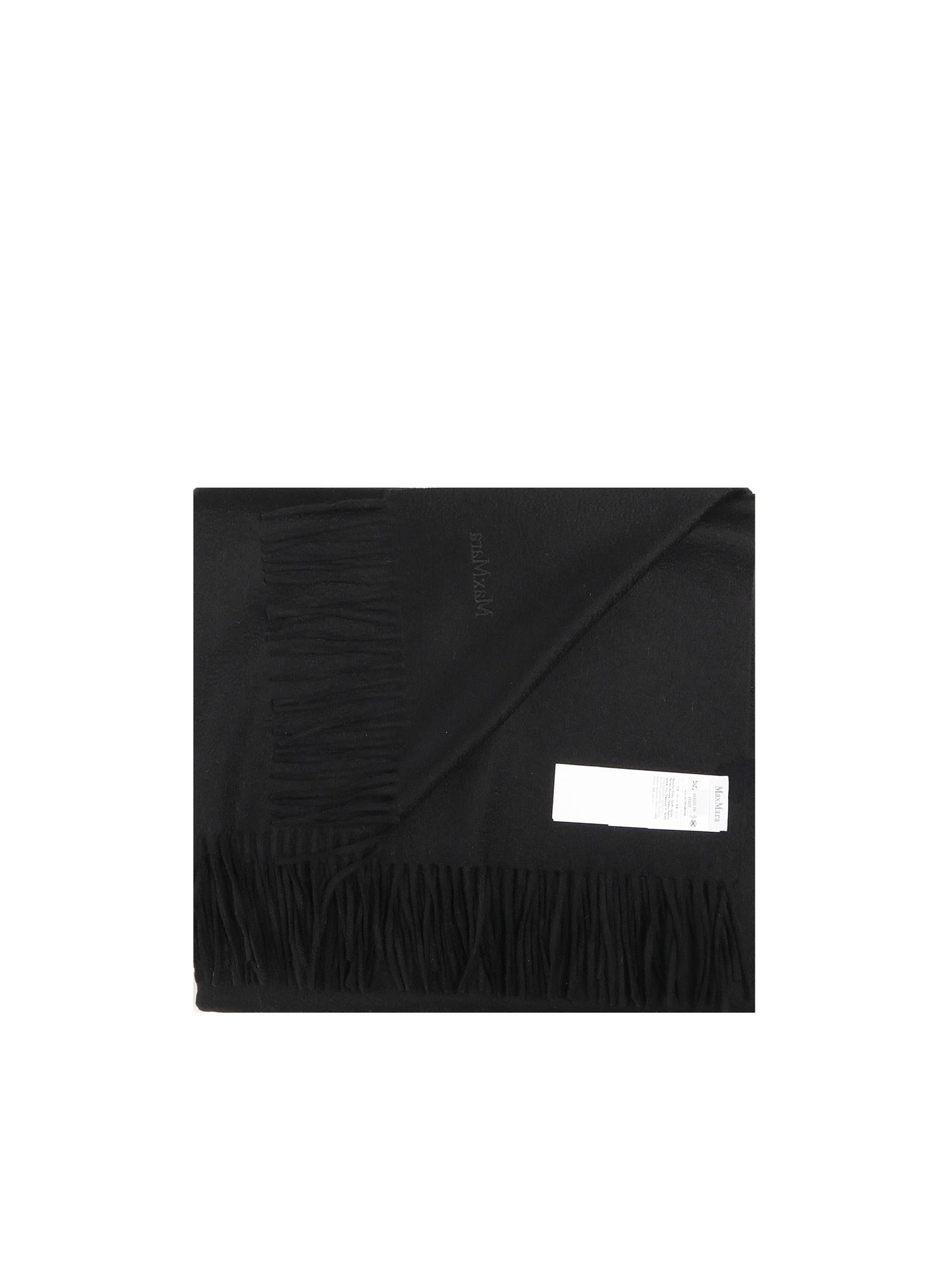 Stola in cachemire con ricamo e frange 2524546331600 006 MAX MARA