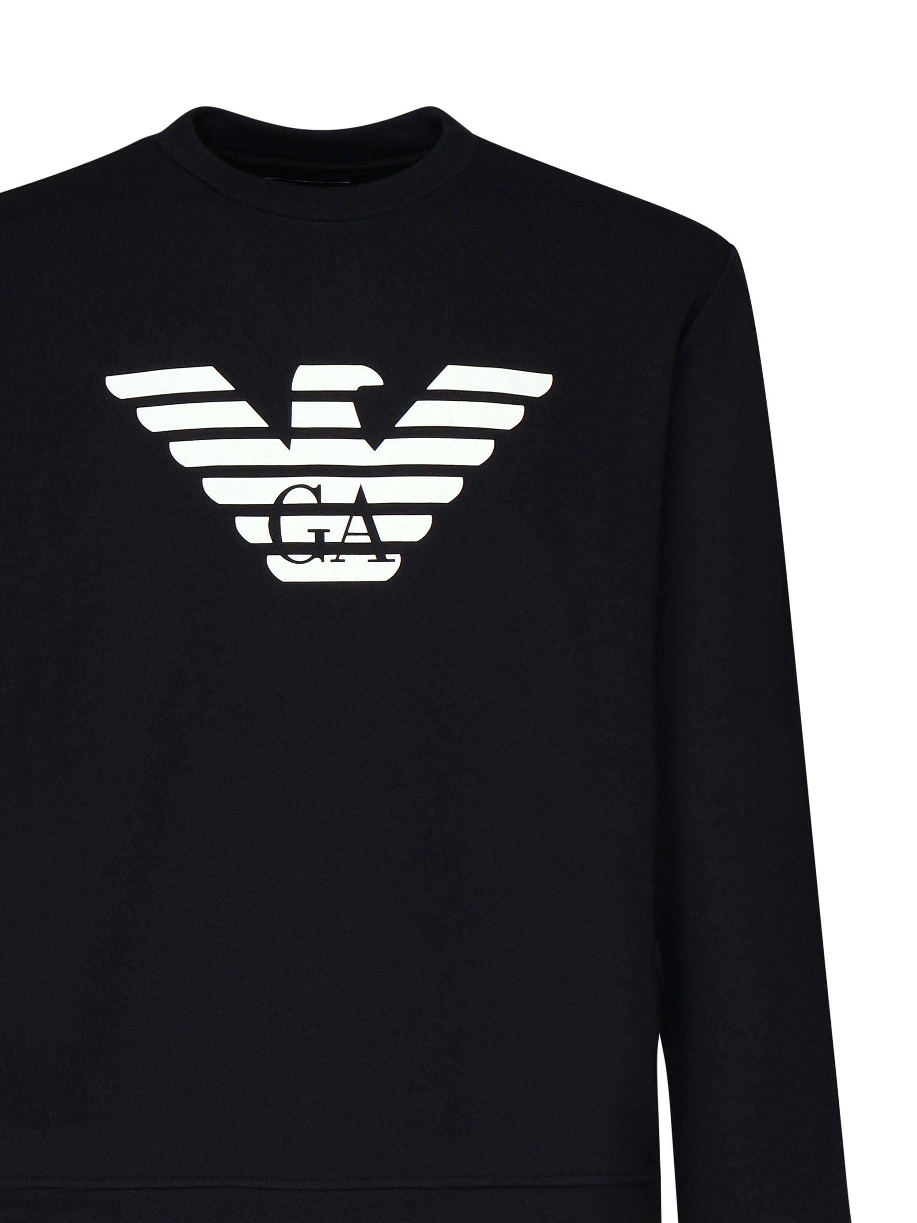 Felpa con stampa 8N1MR6 1JRIZF904 EMPORIO ARMANI