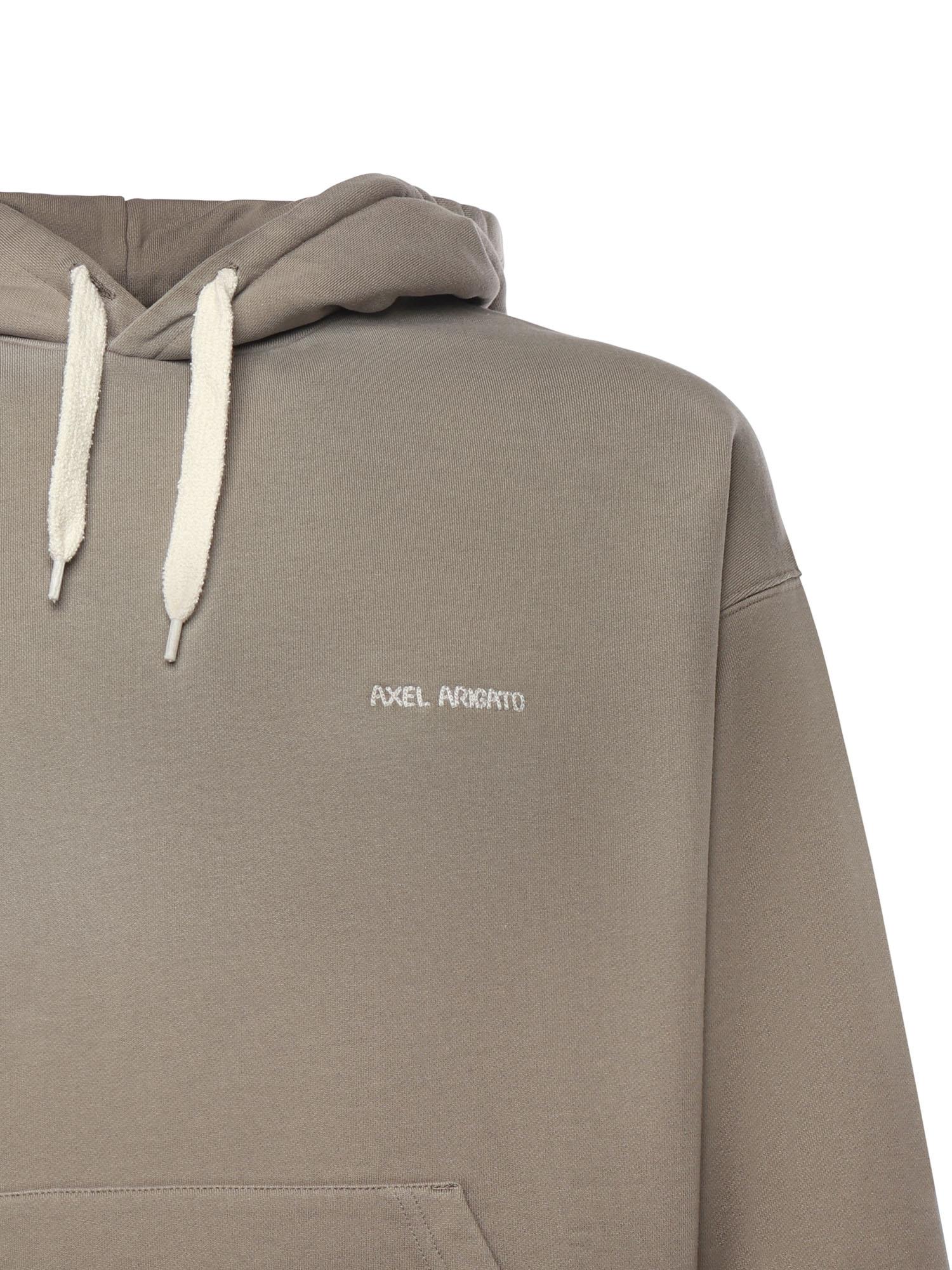 Felpa Ethos in cotone A3454001 CEDAR BROWN AXEL ARIGATO