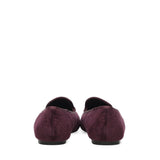 Mocassini Iris Winter con logo 73SC9FV01VEL IRIS WINTERBORDEAUX V° 73
