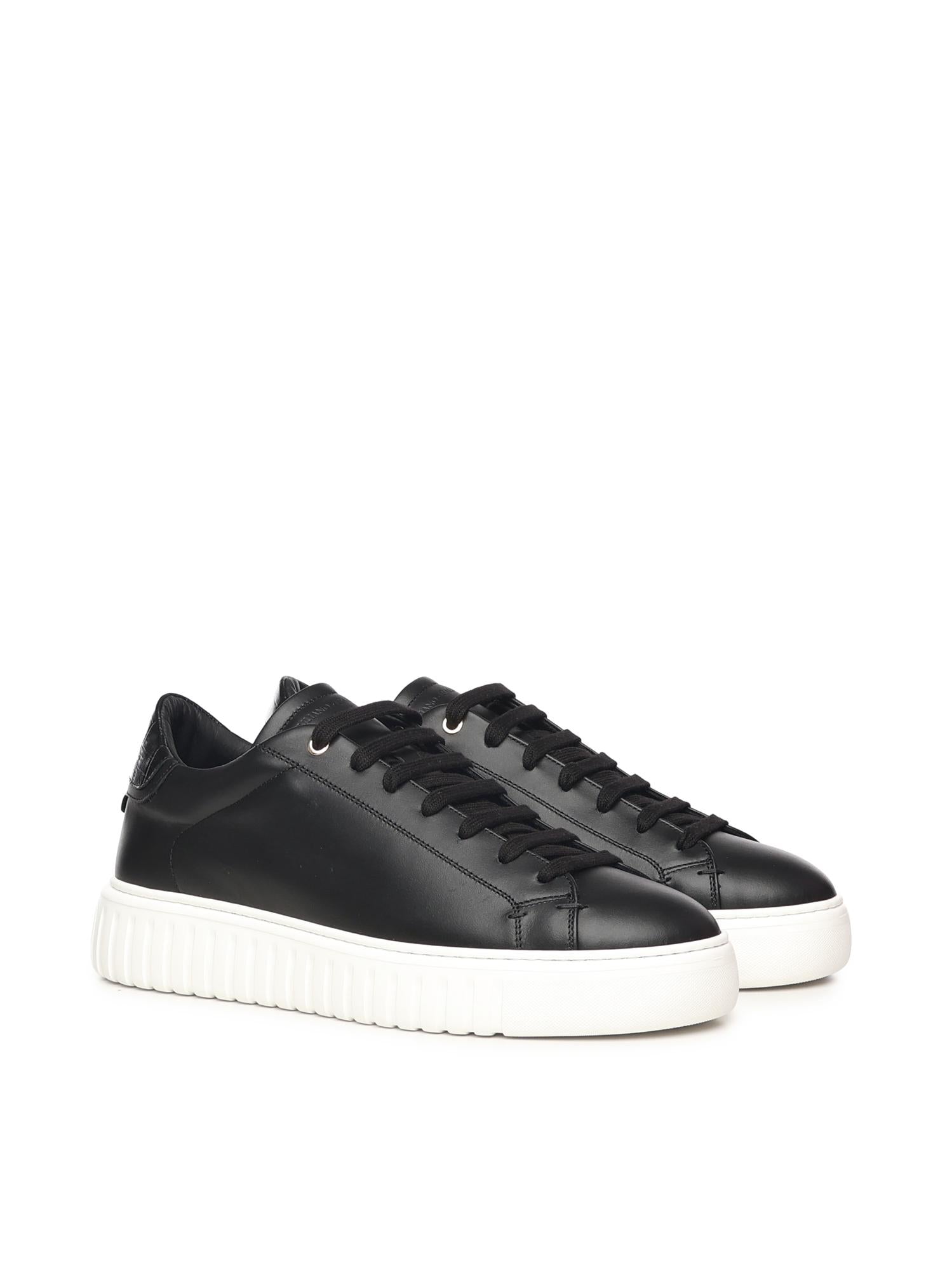 Sneakers Mars in pelle MARS NAPPABLACK GIULIANO GALIANO