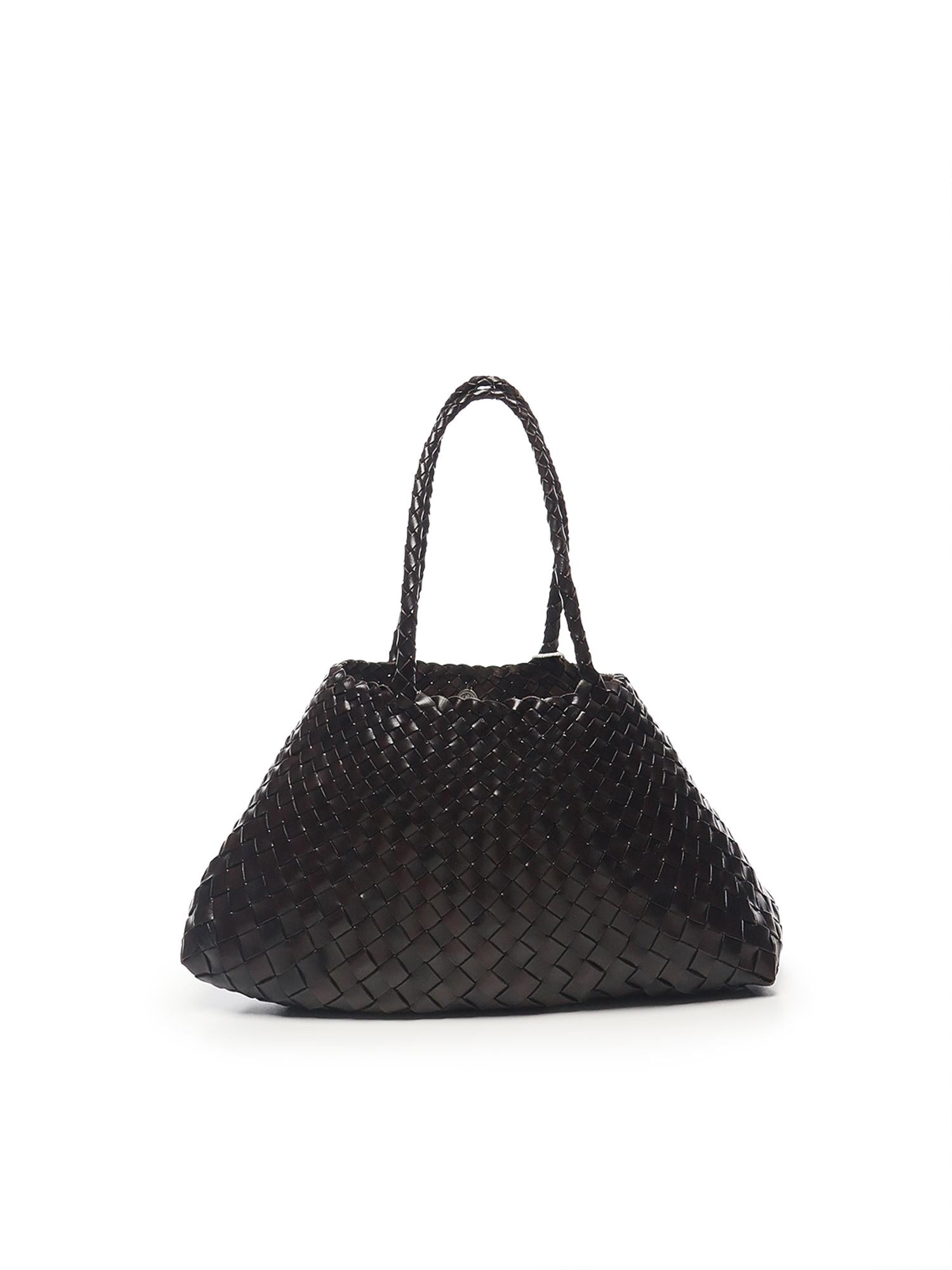 Borsa santa croce big 8892 DARK BROWN DRAGON DIFFUSION