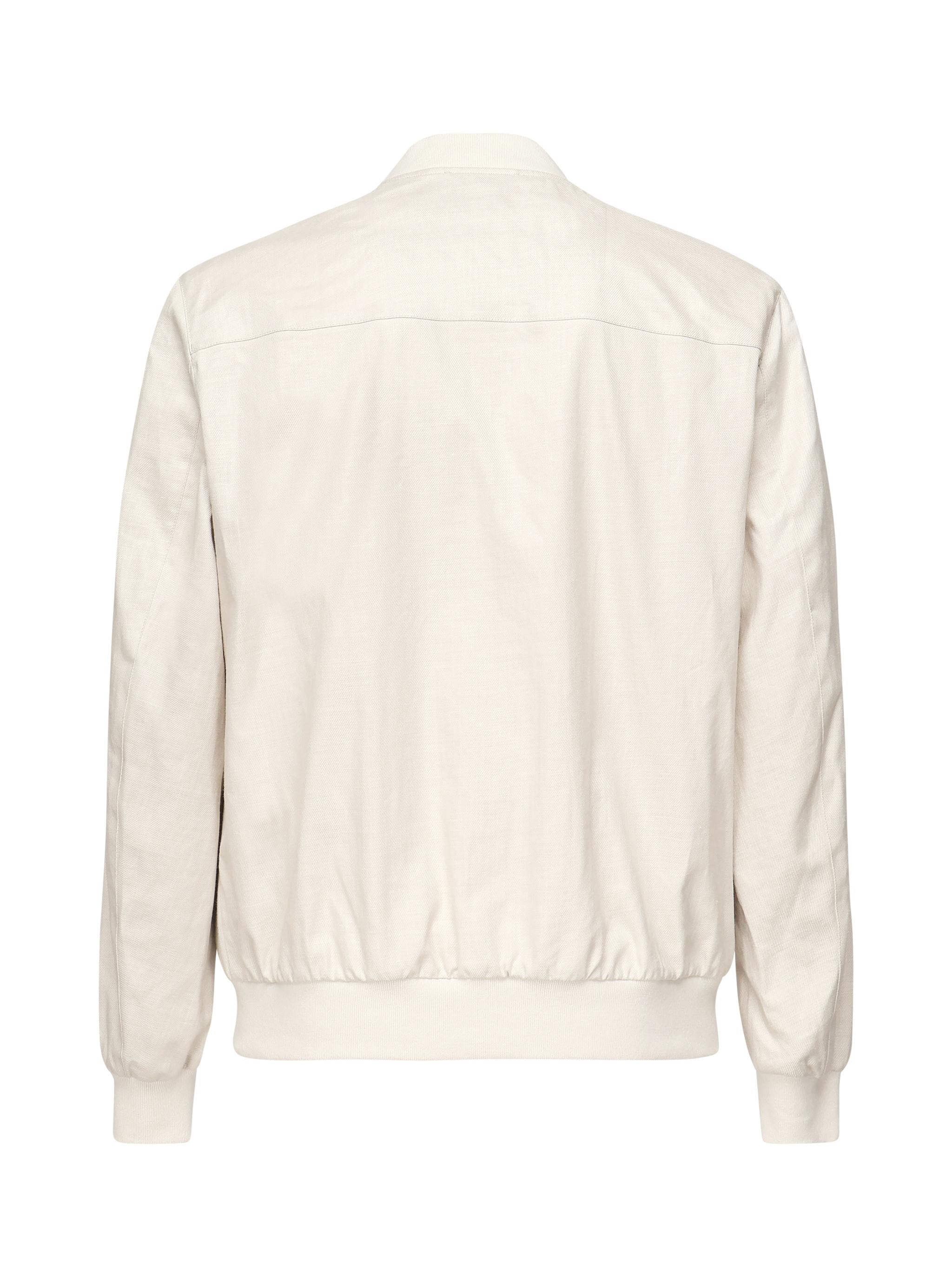 Bomber in puro lino HE844016 SAND HESKIMO