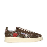 Sneakers Dallas low 'Floral' in suede ADLW EY03 AUTRY