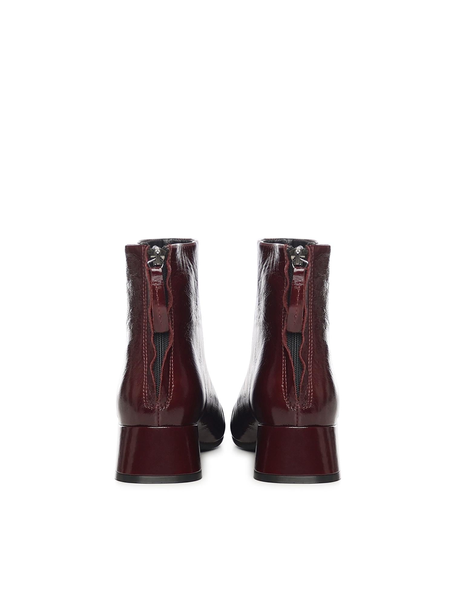 Stivaletti Rose Back in vernice A54308 BURGUNDY CARMENS
