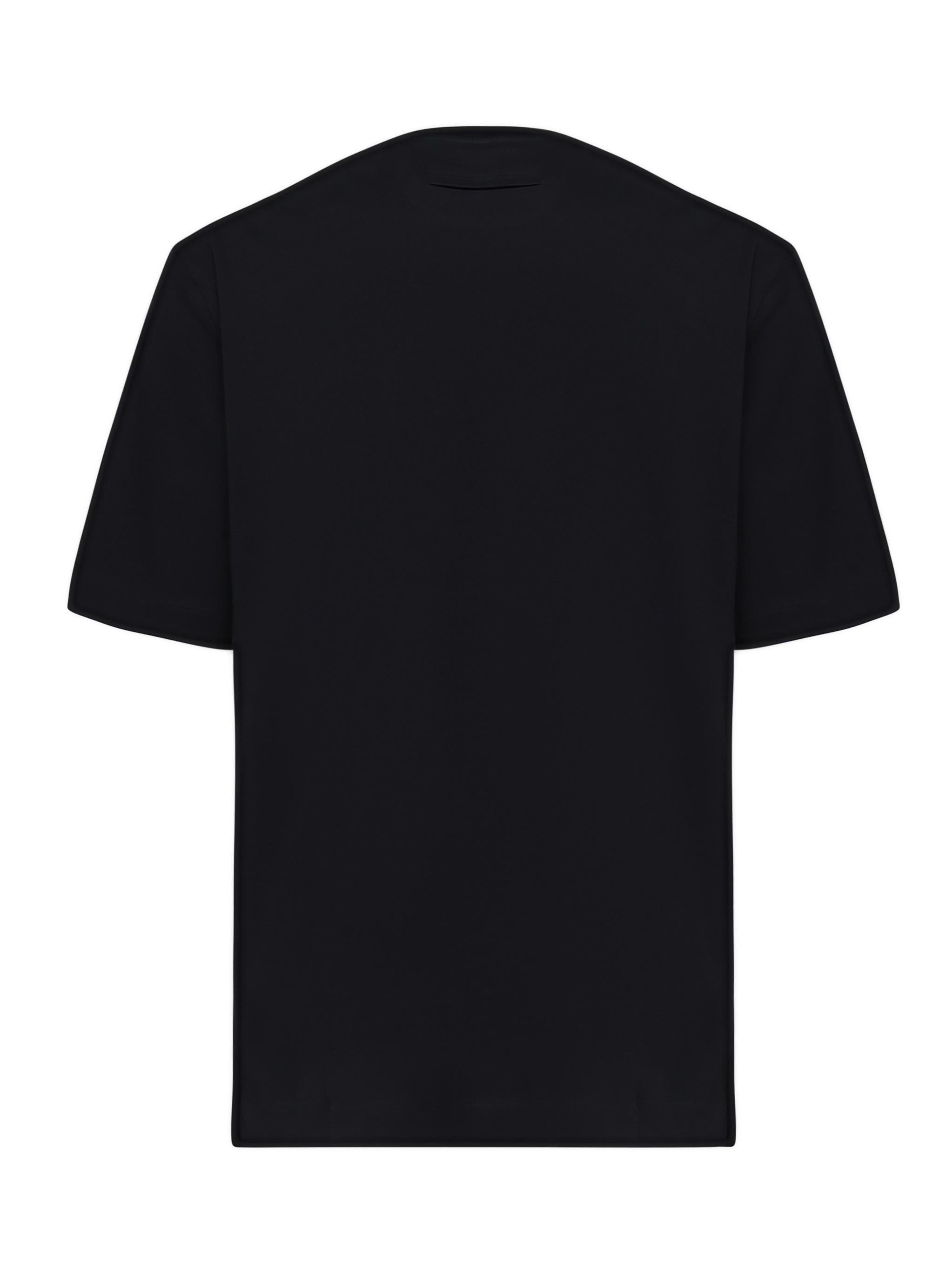 T-shirt in cotone e seta UF366A9 F734B09302 ZEGNA