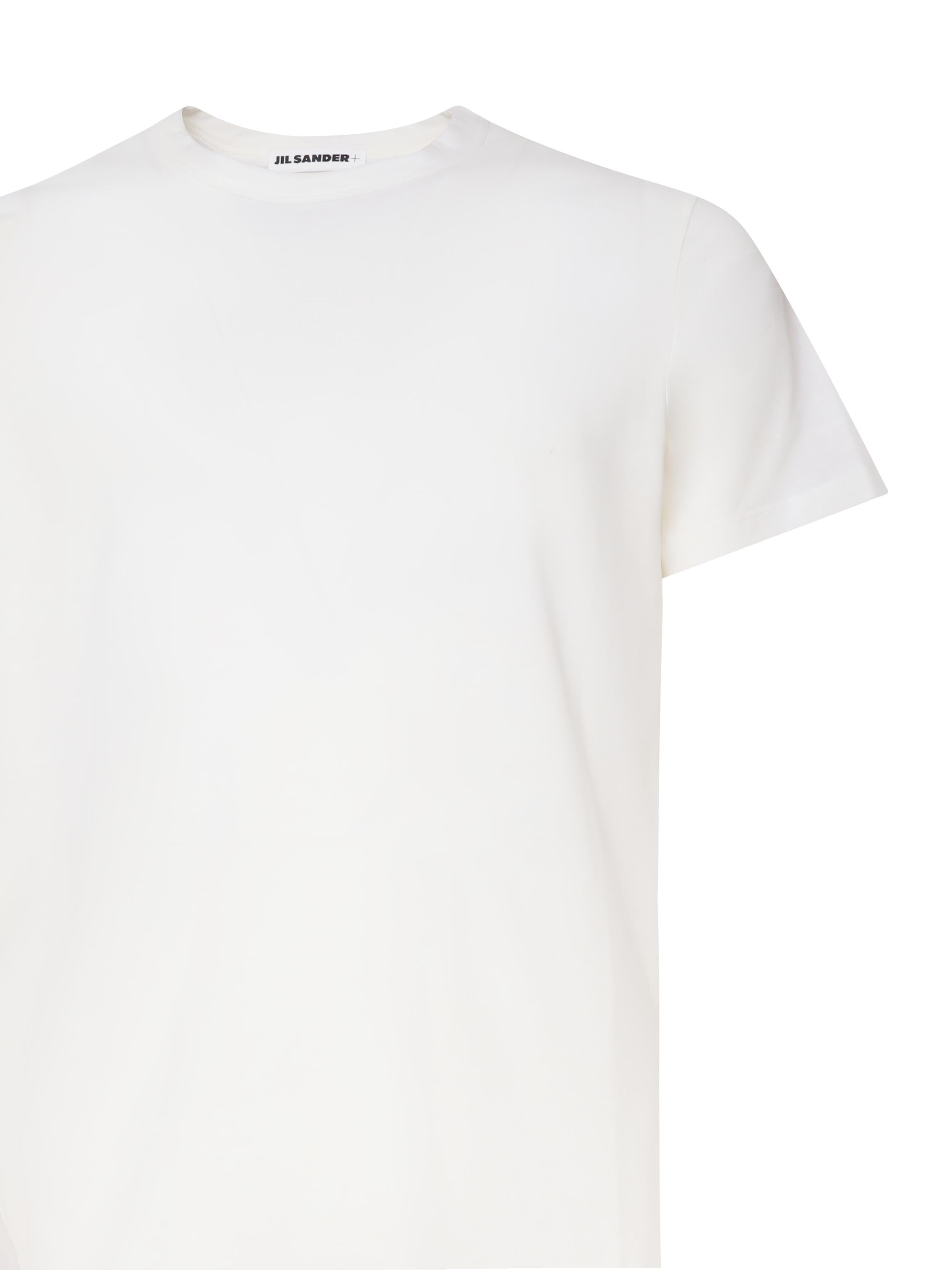 T-shirt con logo ricamato J47GC0012 J45031100 JIL SANDER