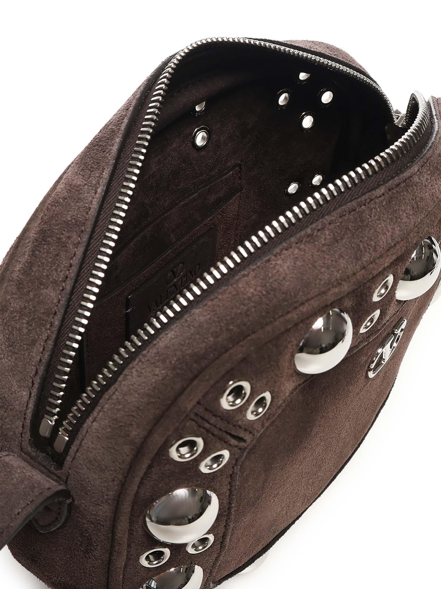 Borsa Nellcôte in suede 7W2B0R74 JET0TO VALENTINO GARAVANI