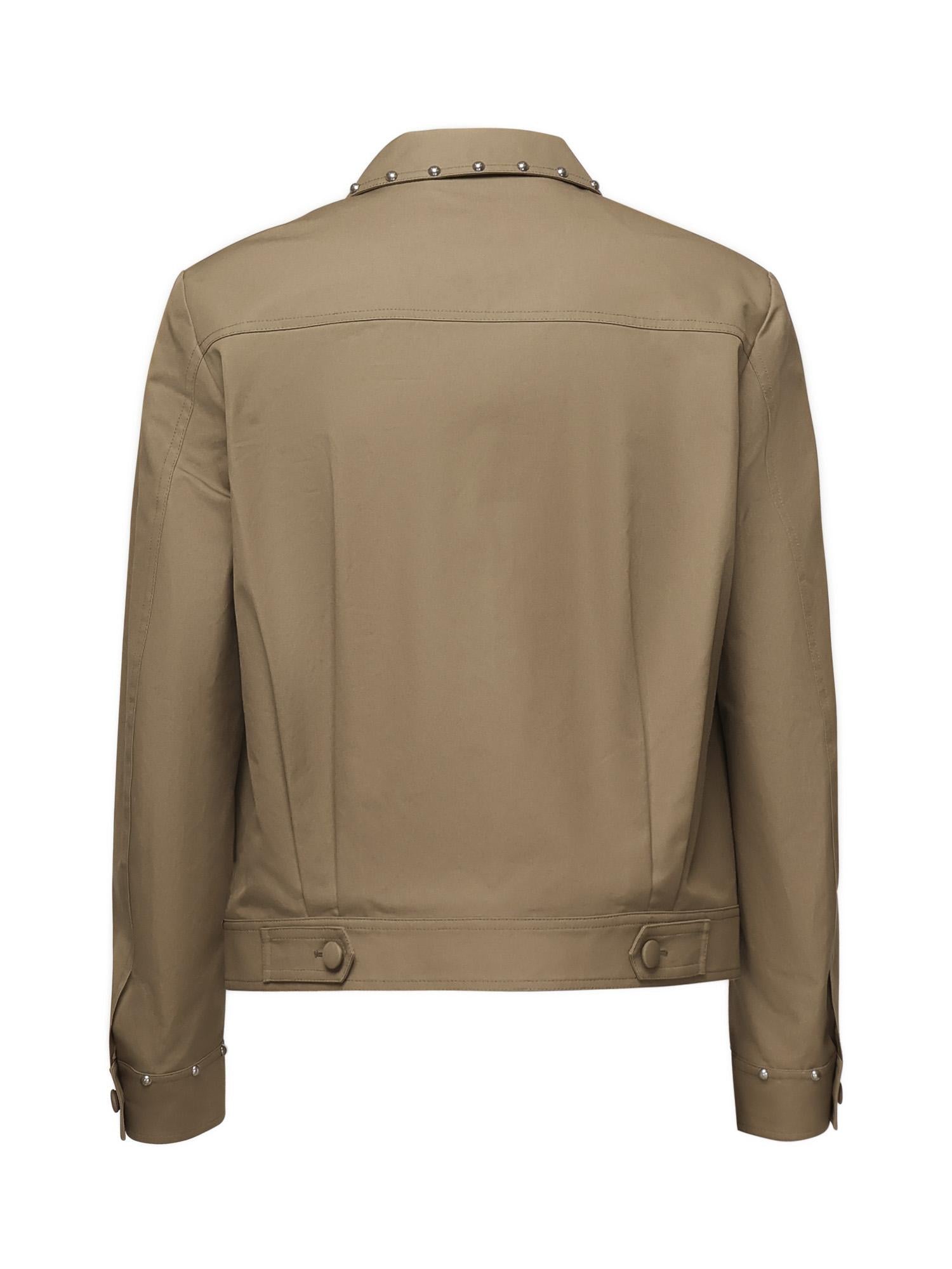 Giacca in cotone con borchie 7V3CIQ30 AWVE04 VALENTINO GARAVANI