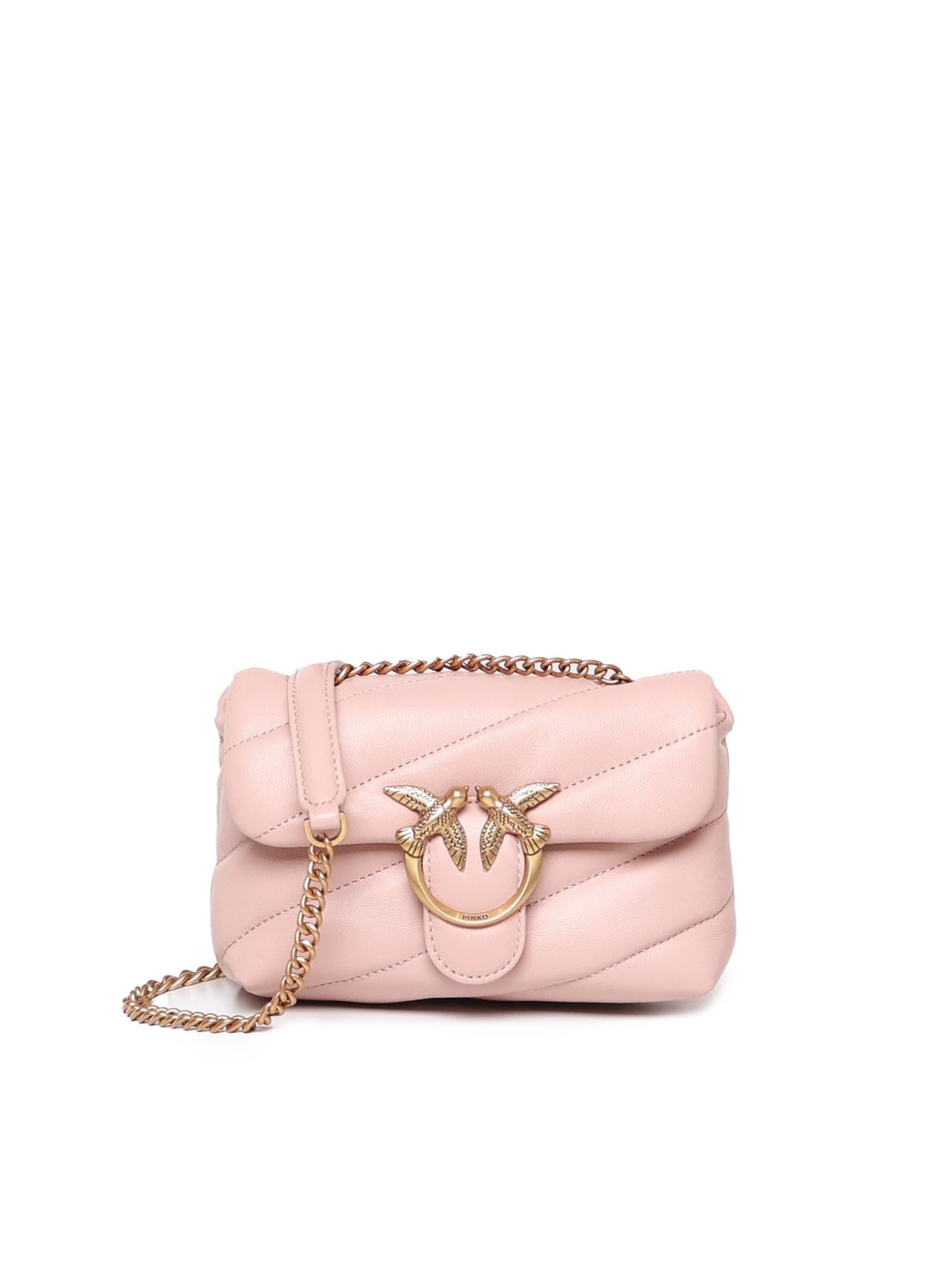 Borsa a tracolla piccola Baby Love Bag Puff 100040 A0F2O81Q PINKO