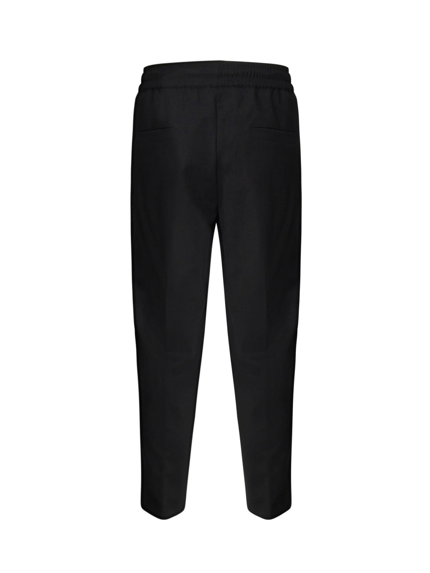Pantaloni Fresh in fresco lana FRESH NERO GIULIANO GALIANO