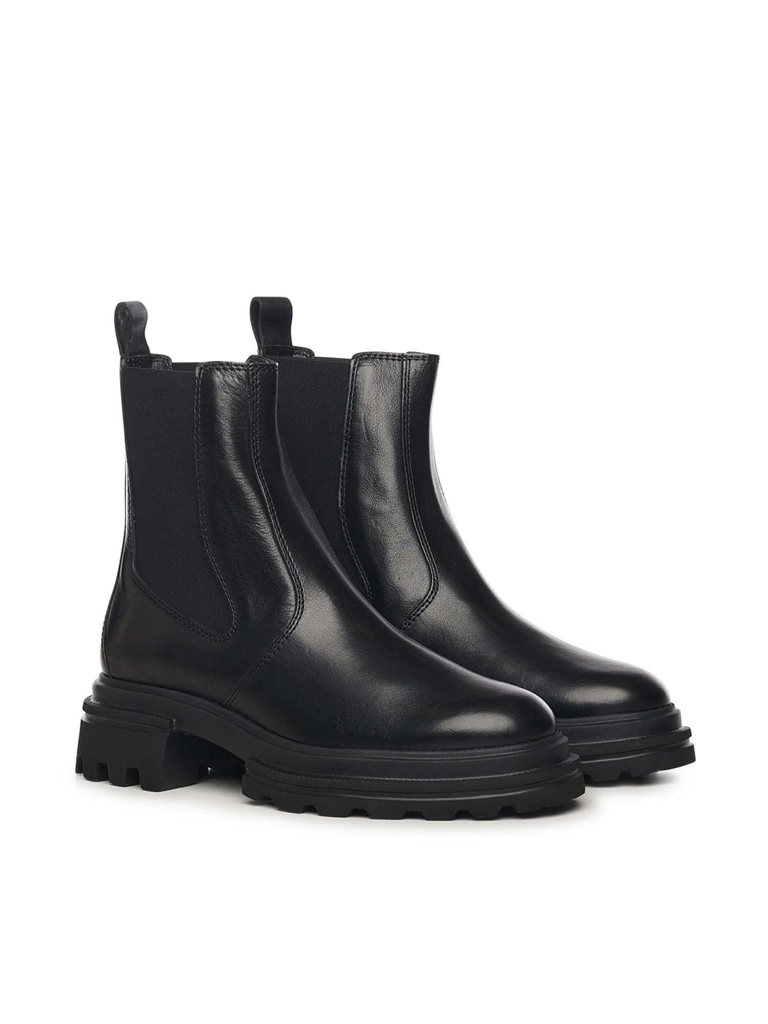 Chelsea Ankle Boots in pelle HXW6740FM0IKXT B999 HOGAN