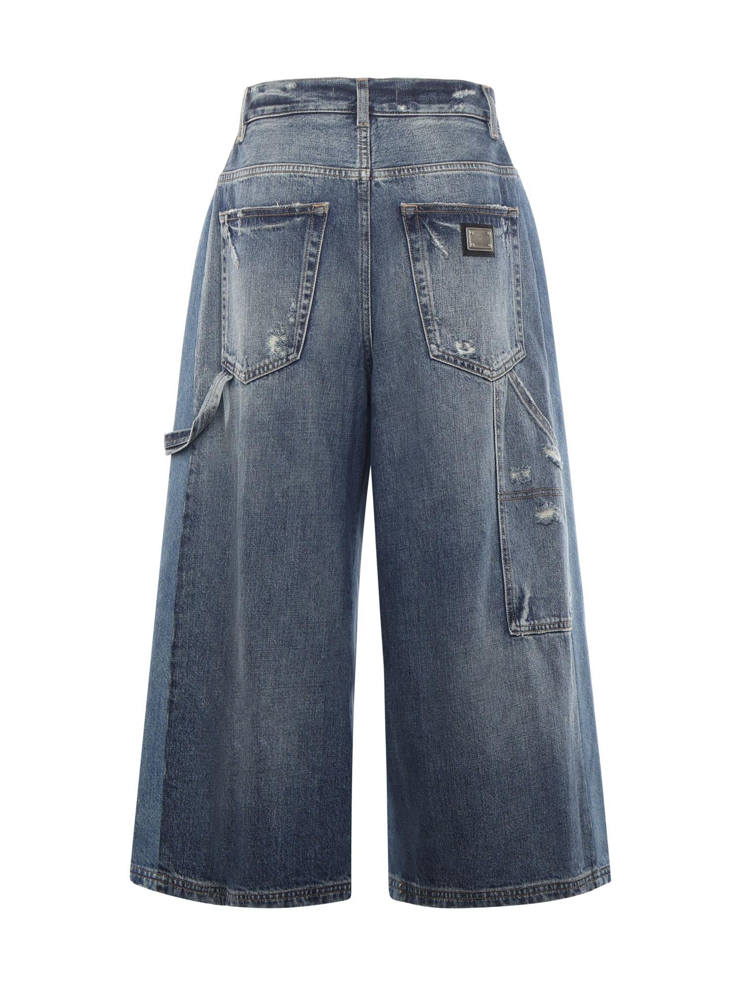 Bermuda in denim FTDGGD G8OD4S9001 DOLCE & GABBANA