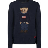 Maglia Polo Bear in cotone e lino 211927070 001 POLO RALPH LAUREN