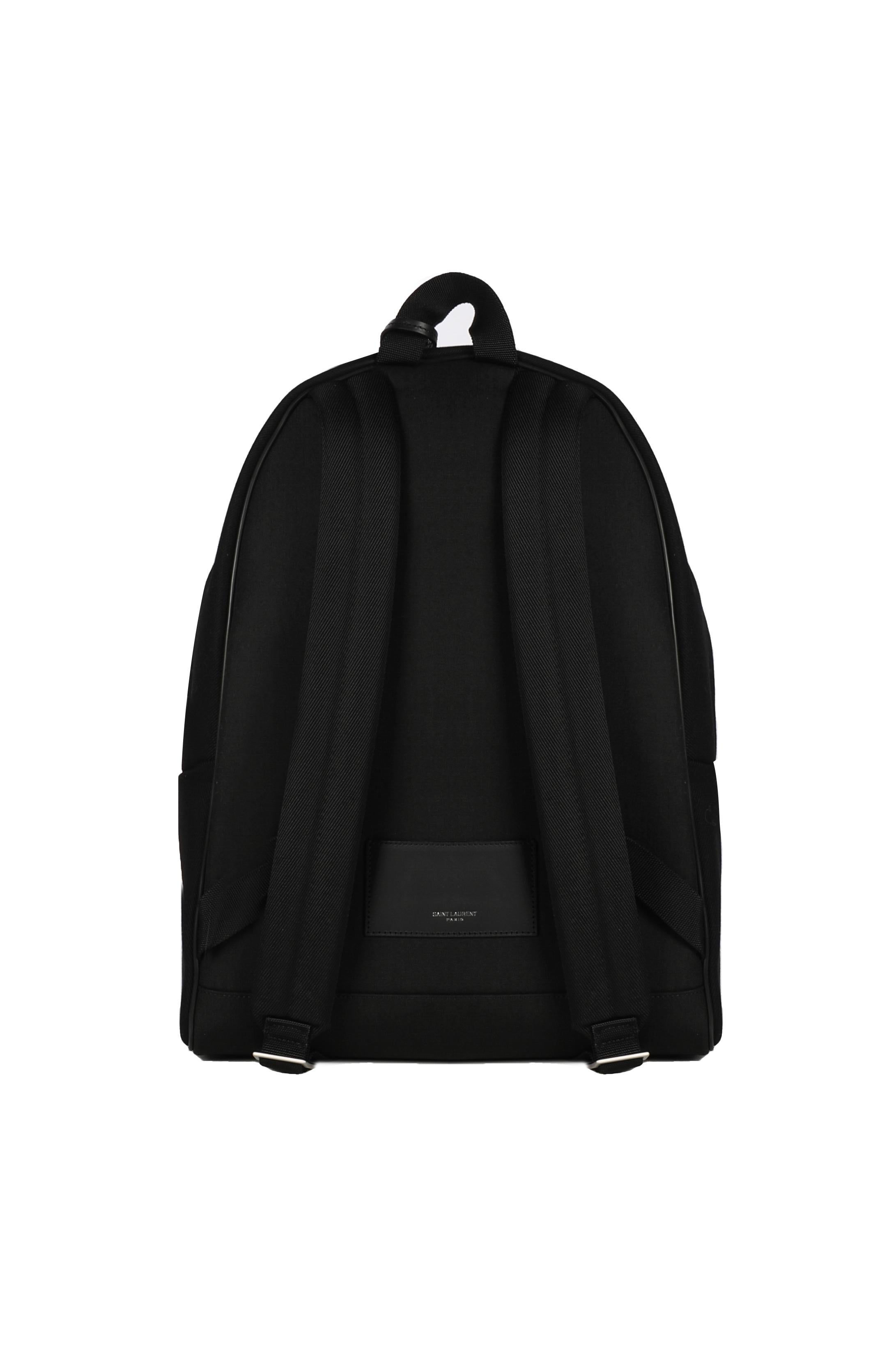 Zaino city ricamato in tela 534968 FAAVV1070 SAINT LAURENT
