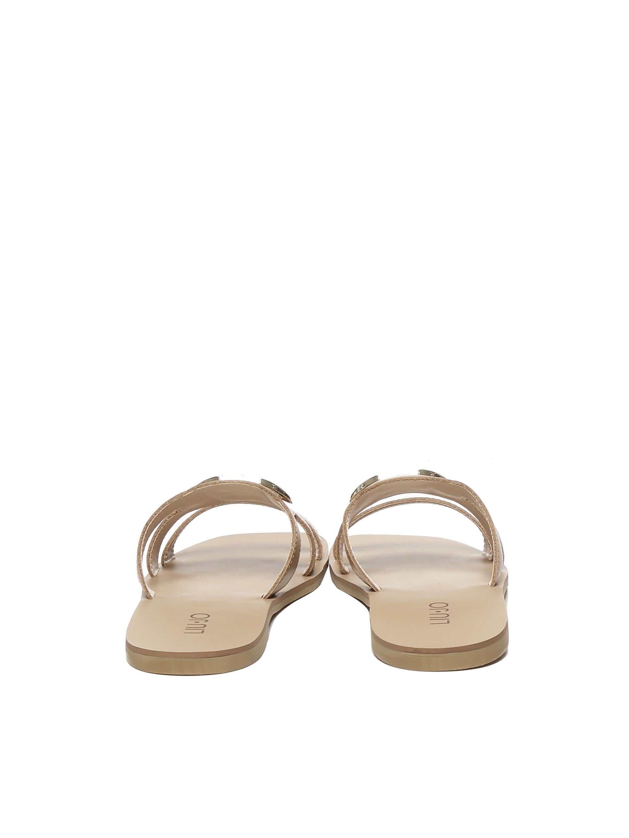 Ciabatte flat con logo SA5083P0102S1853 LIU JO