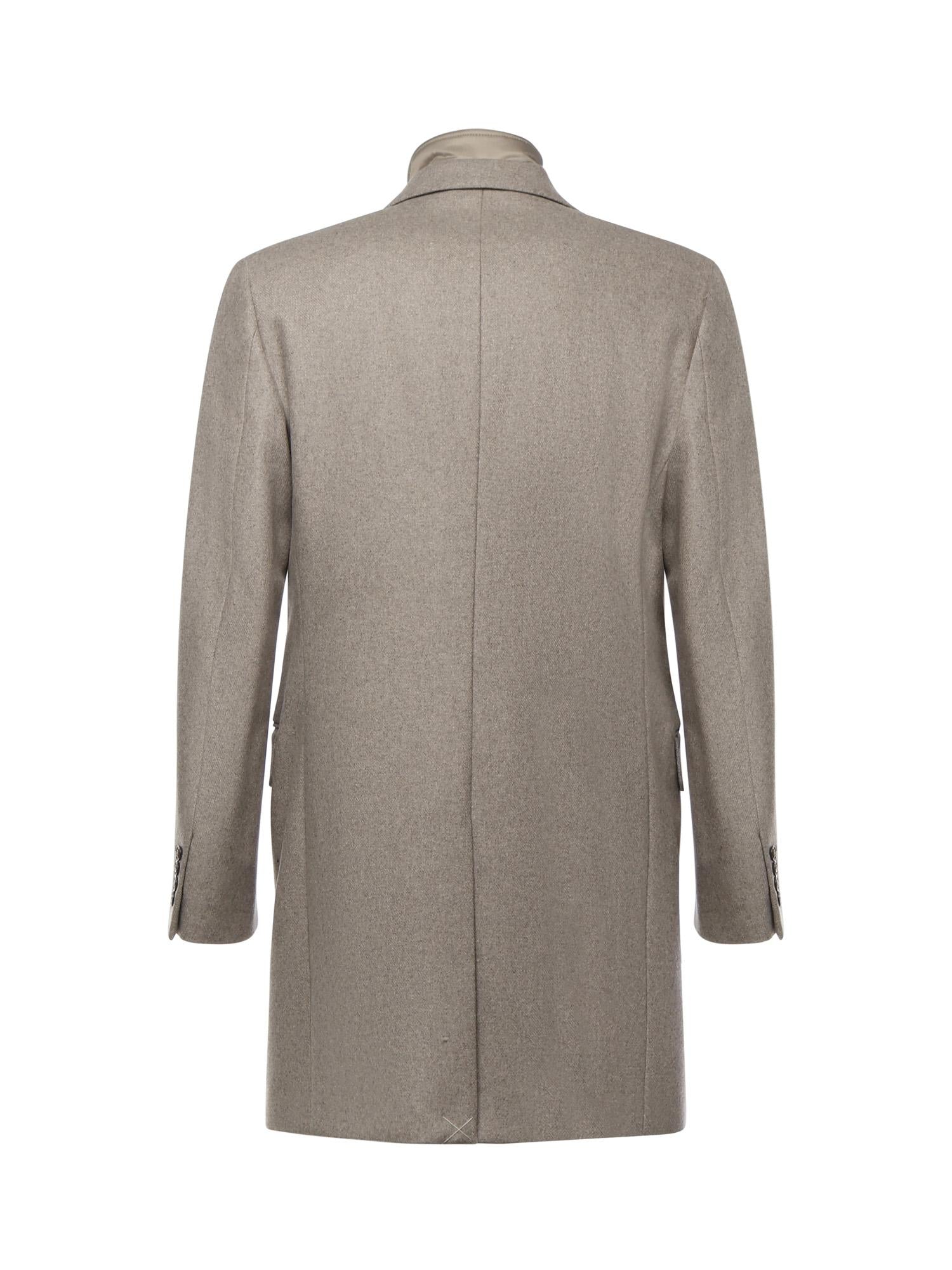 Double Coat in panno di lana e cashmere NAM53511390GAH C205 FAY
