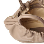 Borsa in pelle con logo<BR/> BIBP9E702 TAUPE BIASIA