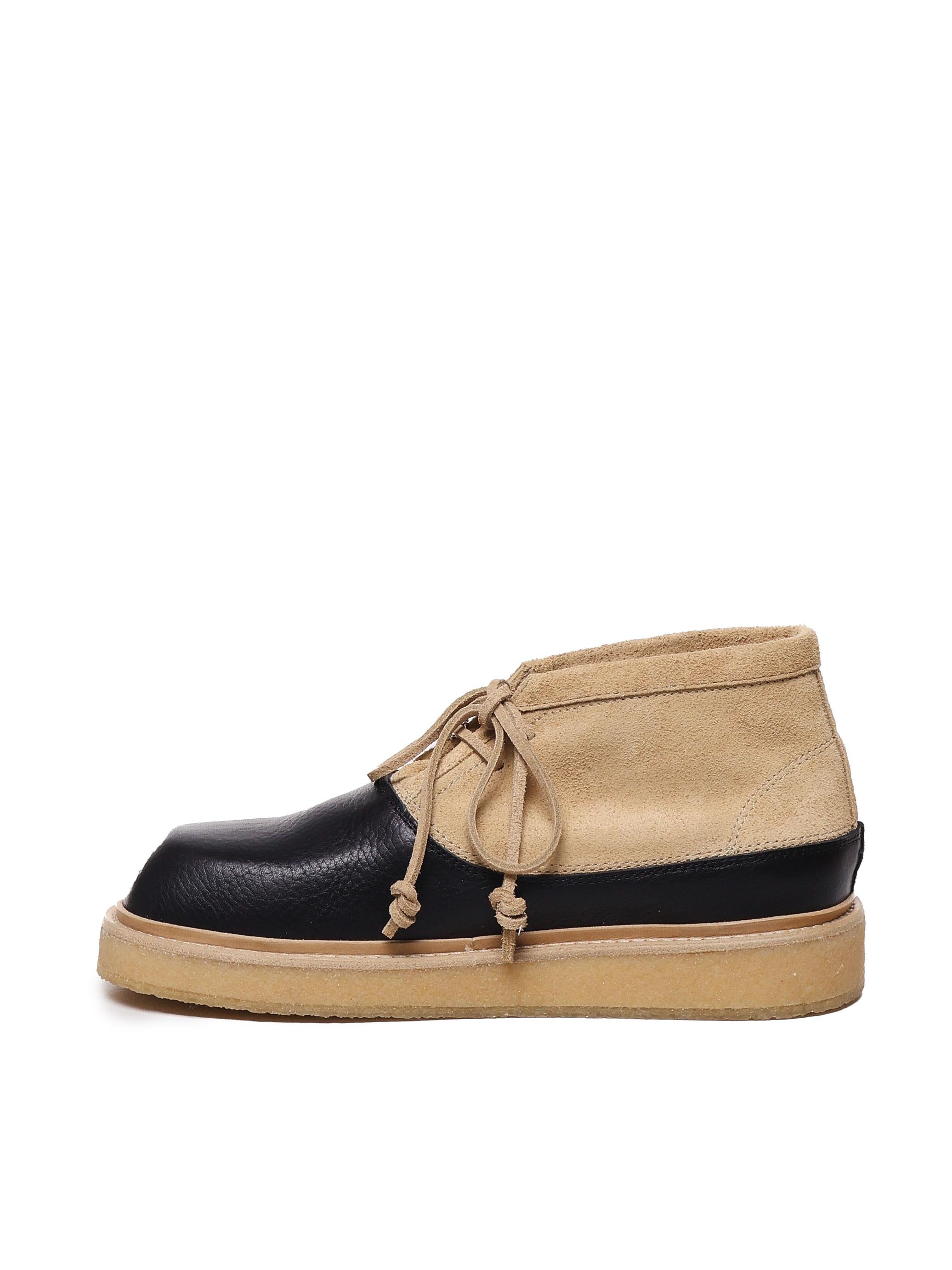 Tronchetto in pelle e suede TCMR006404 P7090ZO836 MARNI