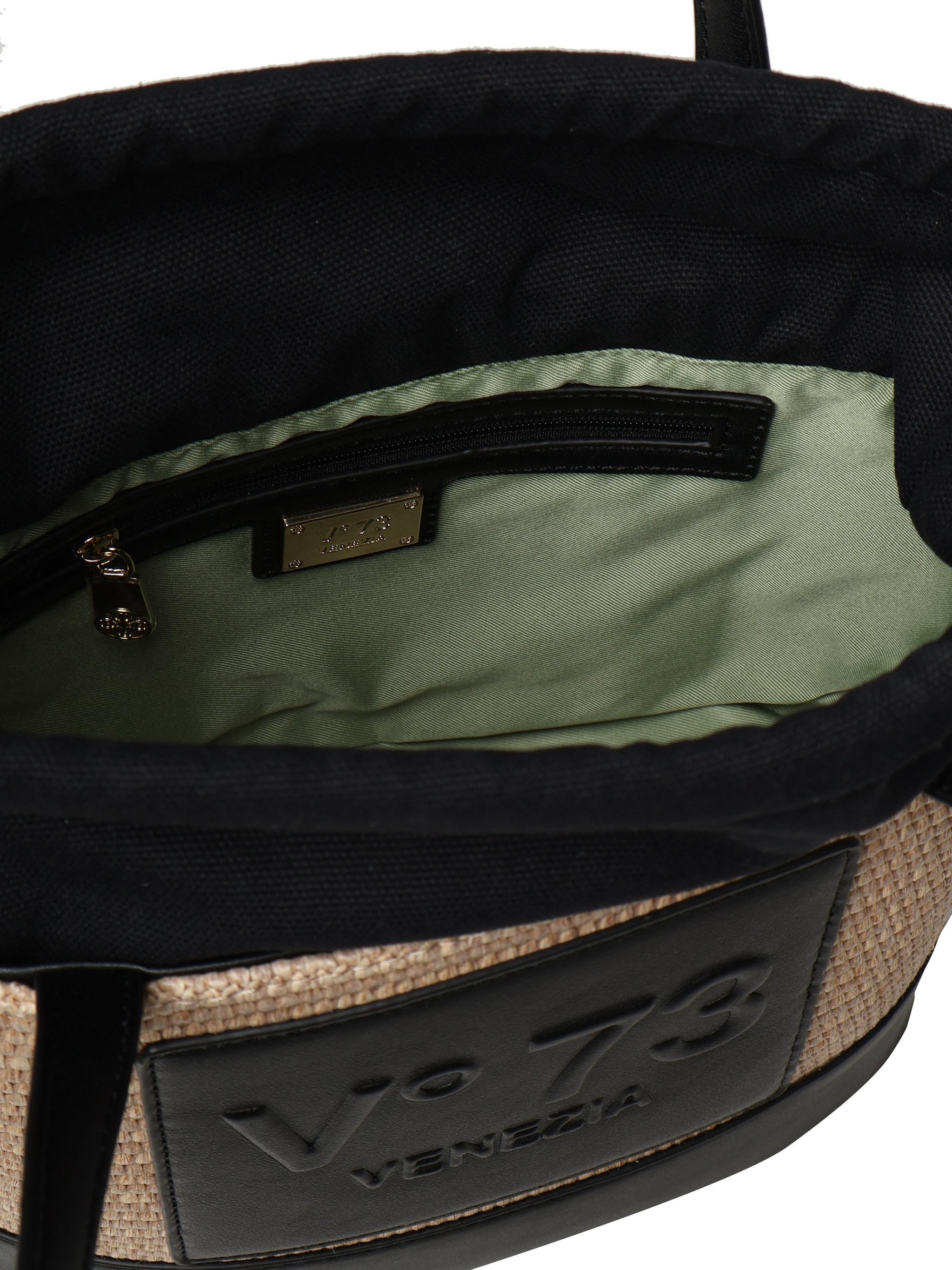 Borsa shopping Cat 73BS7OG02 CATNATURALE/NERO V° 73