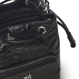 Borsa a mano piccola Cargo Bucket Bag in pelle 105112 A2JCZ99E PINKO