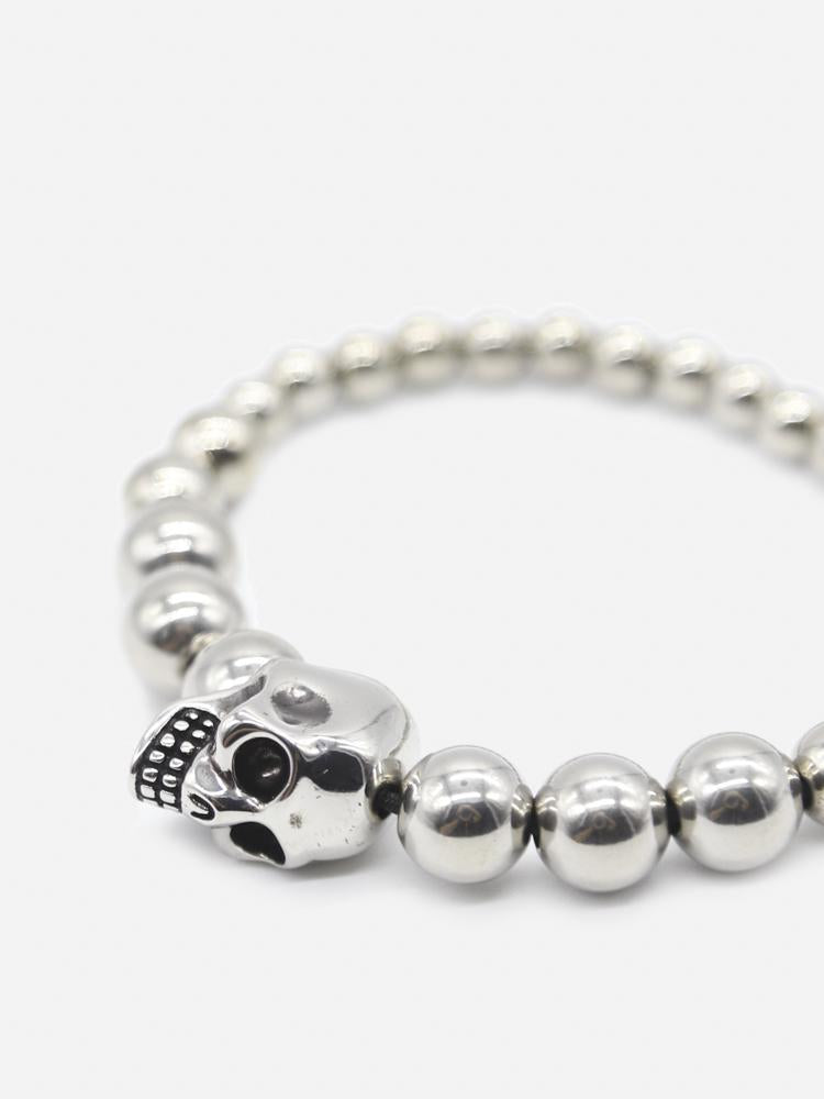 Bracciale skull in metallo<BR/> 554504 J160Y0446 ALEXANDER McQUEEN
