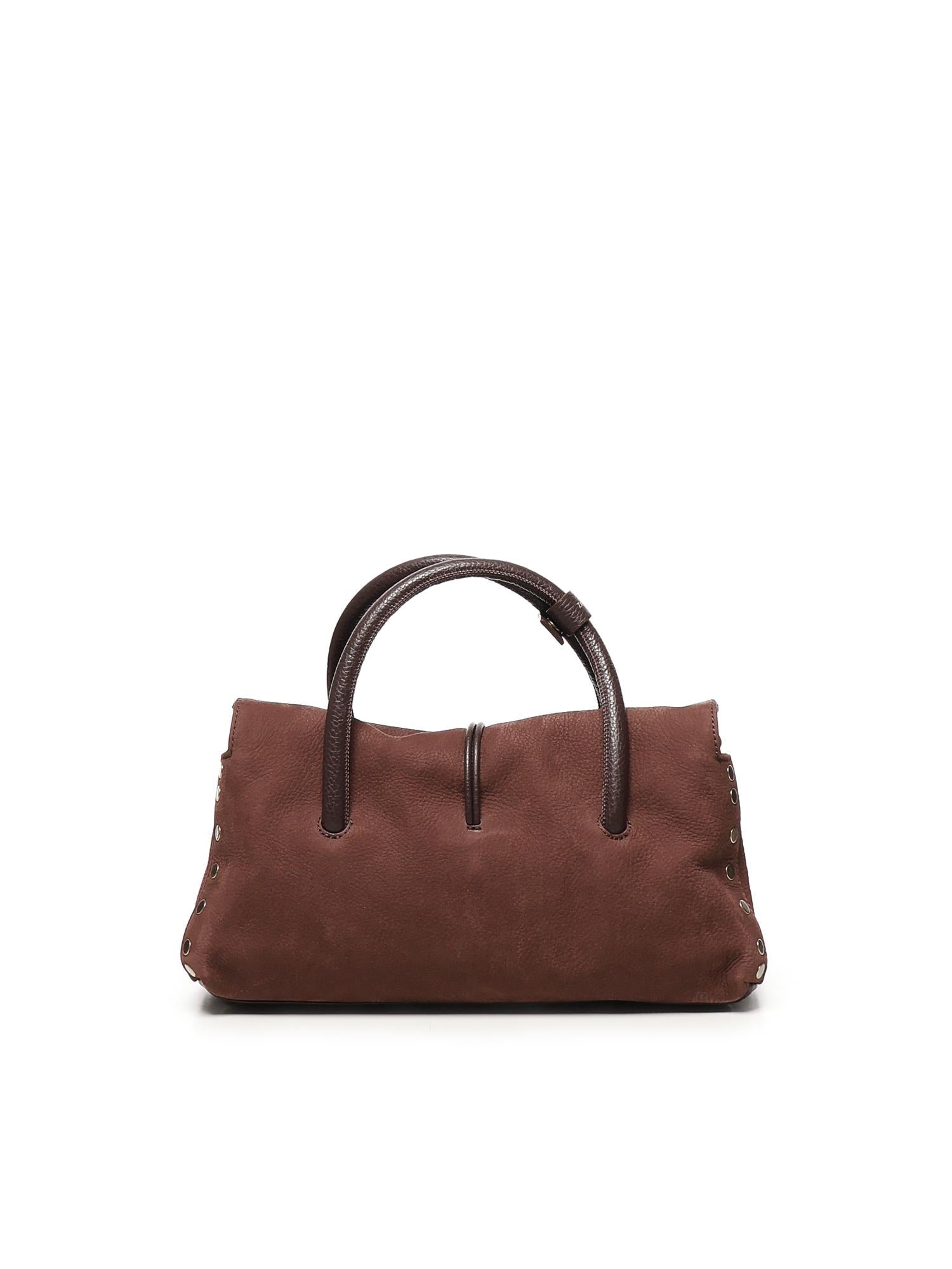 Borsa dotta in pelle<BR/> 069120 0070000Z0990 ZANELLATO