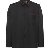 Camicia in lana con logo CUMU0061Q1 TW83900N99 MARNI