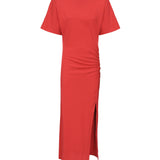 Abito lungo con spalle imbottite 105219 A2M2RA1 PINKO