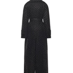 Trench con strass e borchie 106154 A30WZ99 PINKO