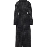 Trench con strass e borchie 106154 A30WZ99 PINKO