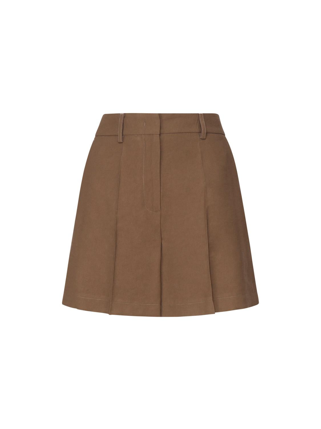 Shorts a pieghe effetto gonna 2881 F 427943 SCARLETT G