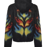 Felpa Flame Laurel in mohair MAW25KW1141 01 CASABLANCA