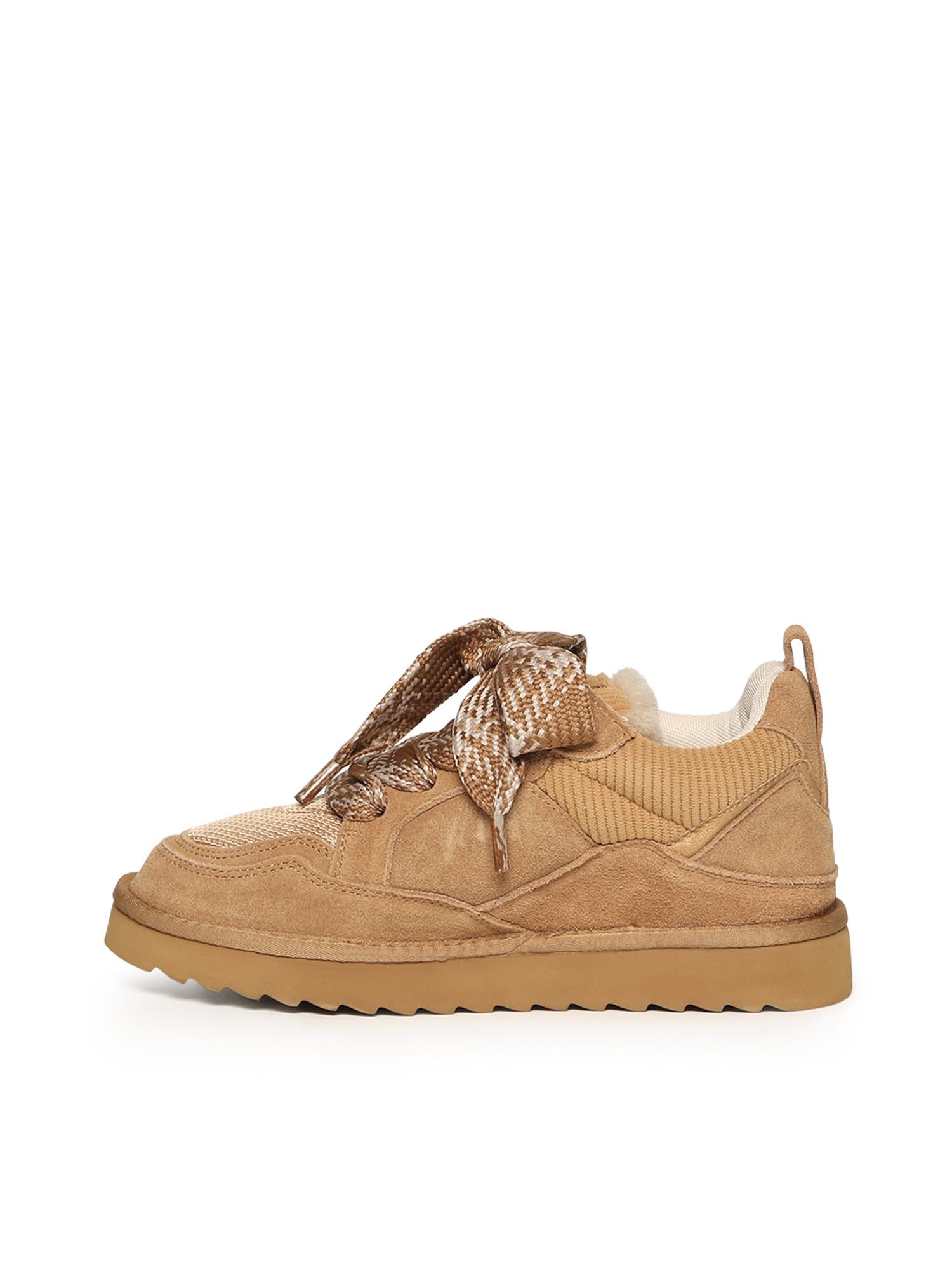 Sneaker in pelle scamosciata HC.YW261 TAN COLORS OF CALIFORNIA