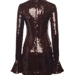 Abito mini in paillettes<BR/> 114614 2734 ROTATE