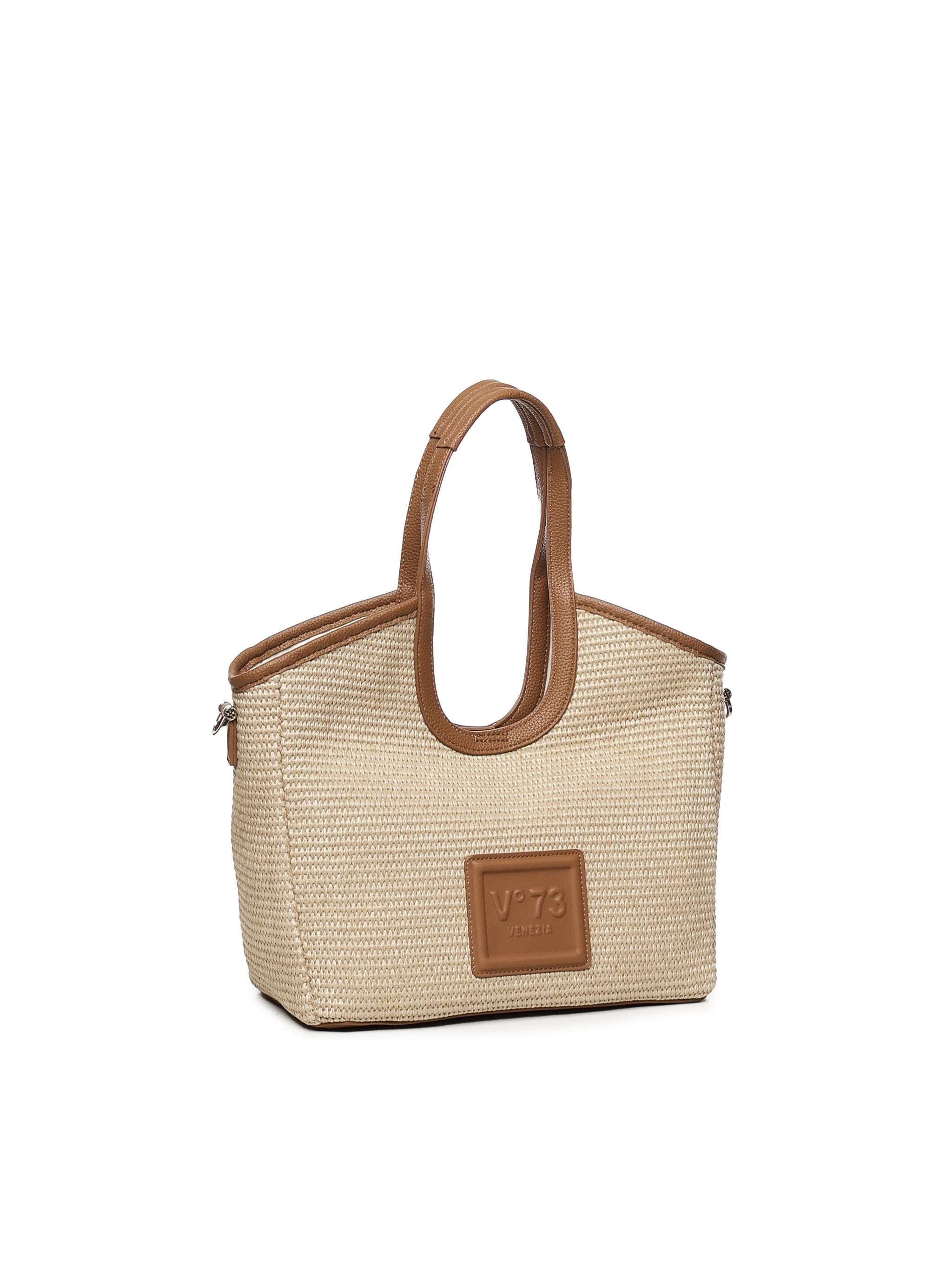 Tote bag Jenny 73BS8VR02P JENNYNATURALE/CUOIO V° 73