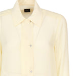 Camicetta leggera linea bomber in georgette 104787 A21FD22 PINKO