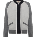 Cardigan in lana con collo bomber CDMG0165Q0 UFH55100N15 MARNI