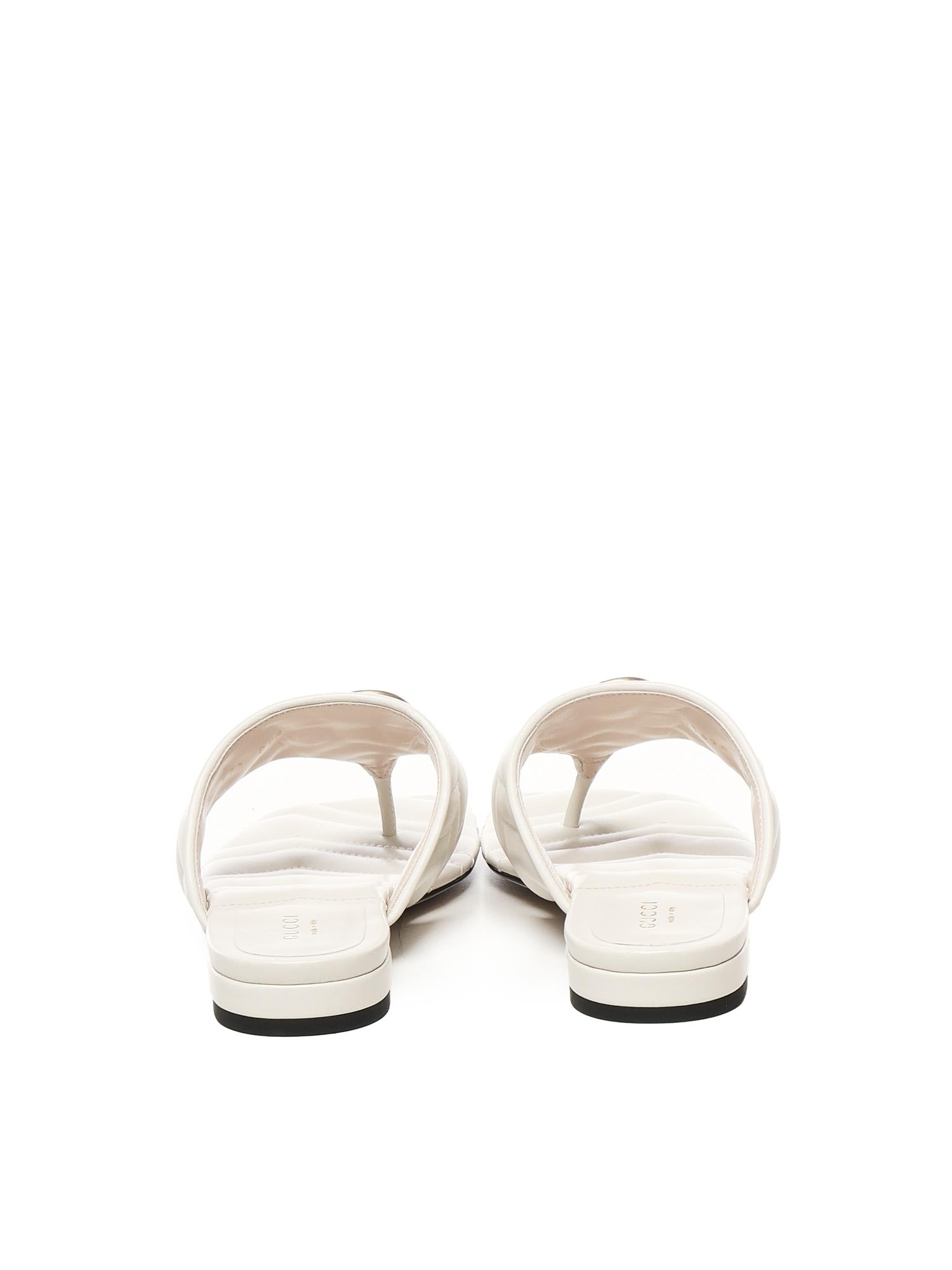 Infradito con logo 776948 BKO609049 GUCCI