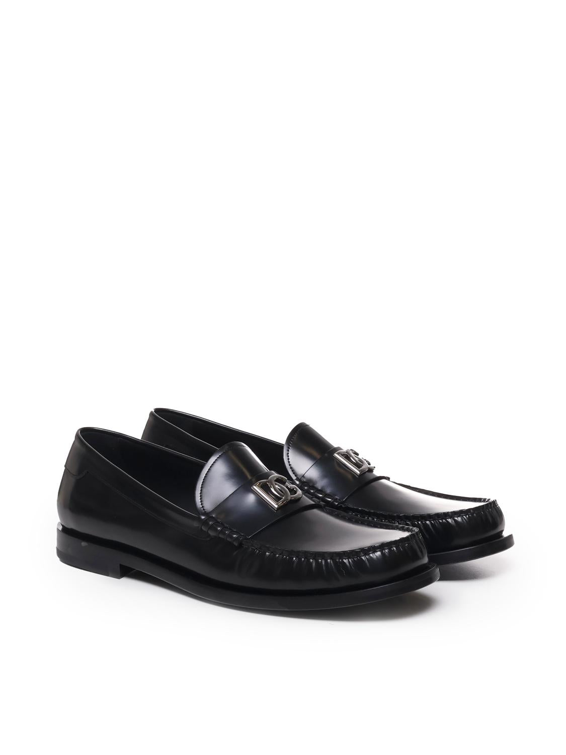 Mocassini in pelle A30248 AQ23780999 DOLCE & GABBANA