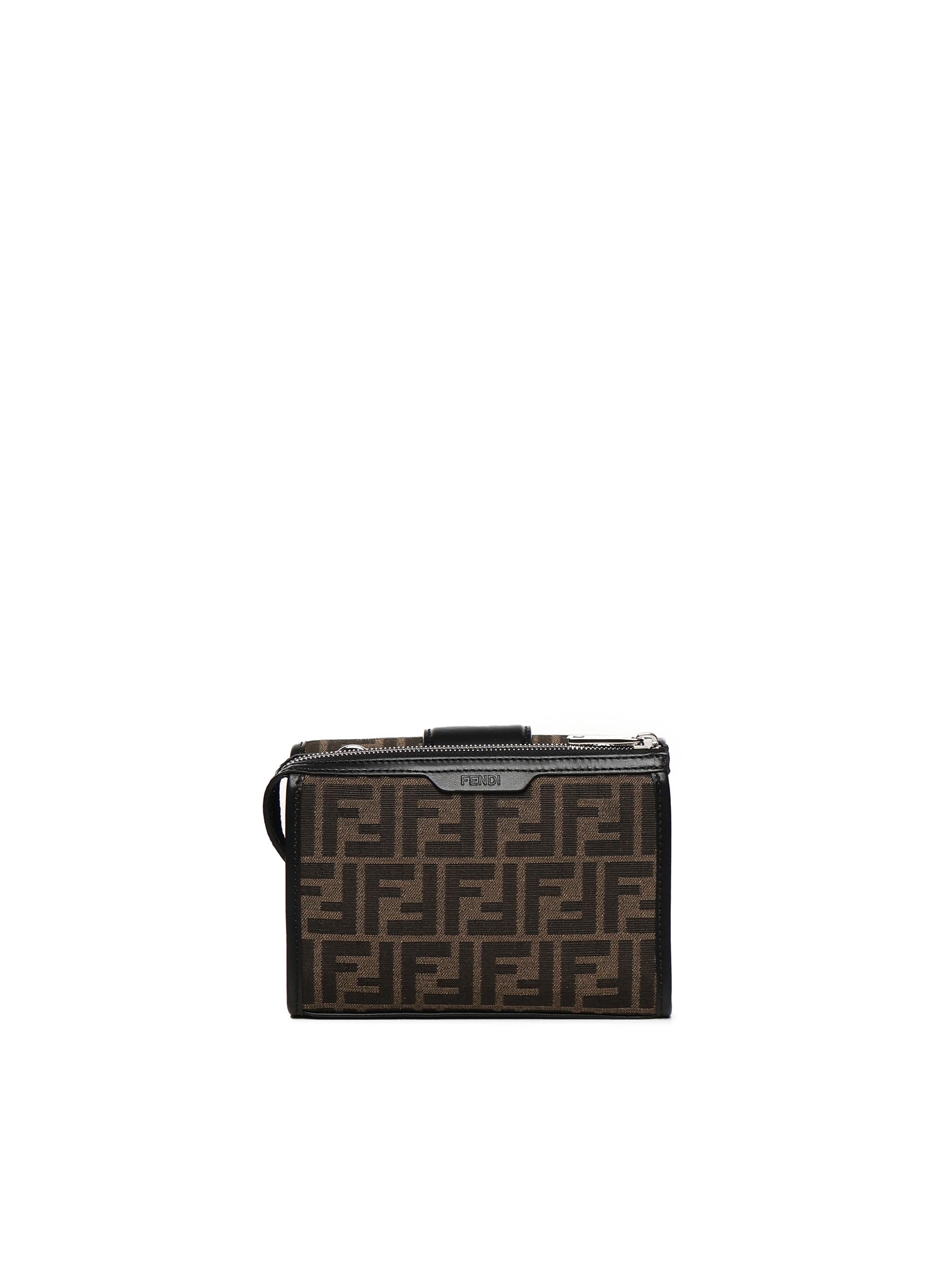 Borsa Baguette Double FF Jacquard<BR/> 7VA649 ALWKF0L3T FENDI