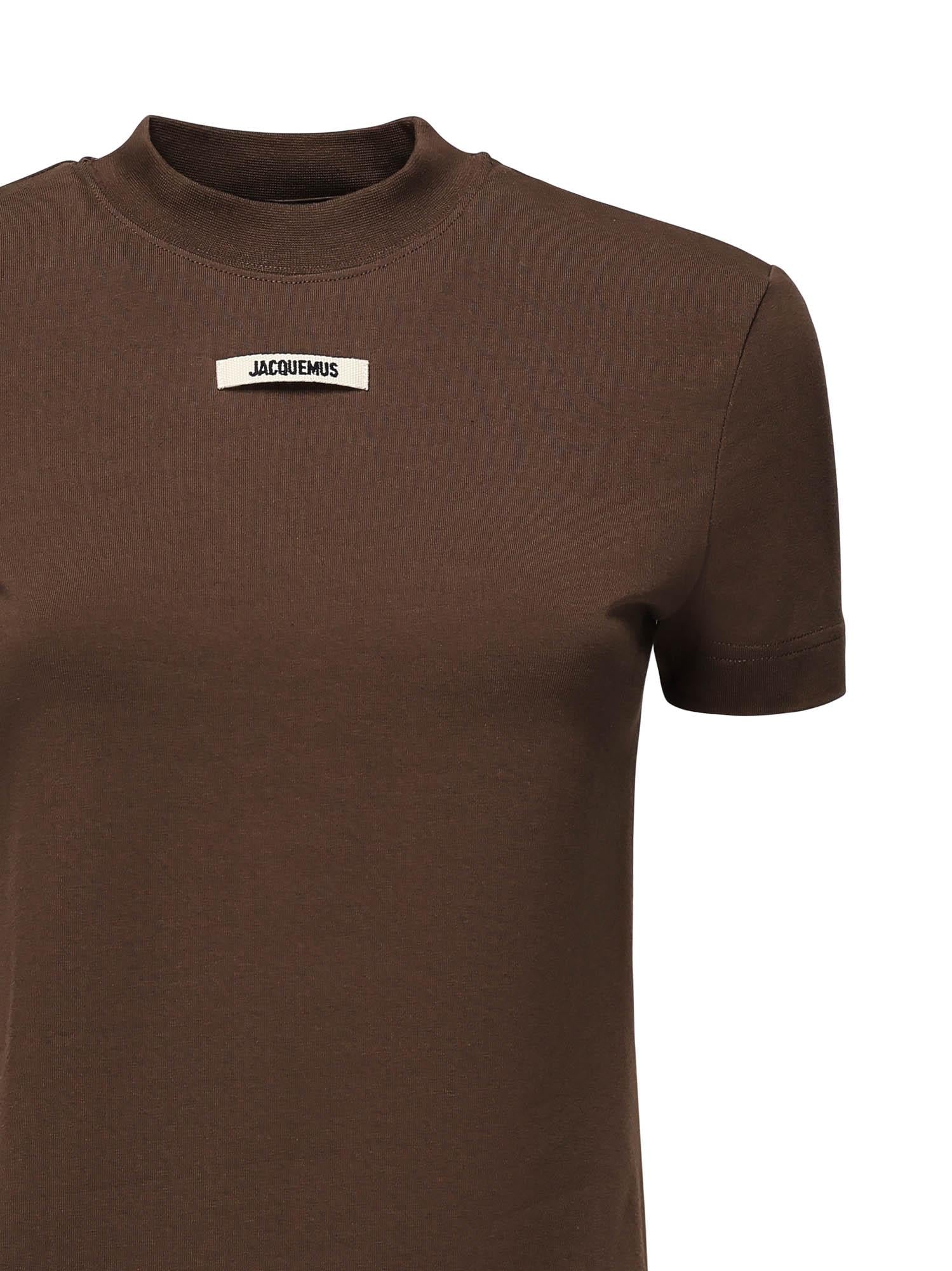 T-shirt in gros grain 24ETSW00133AJ00124 880 JACQUEMUS