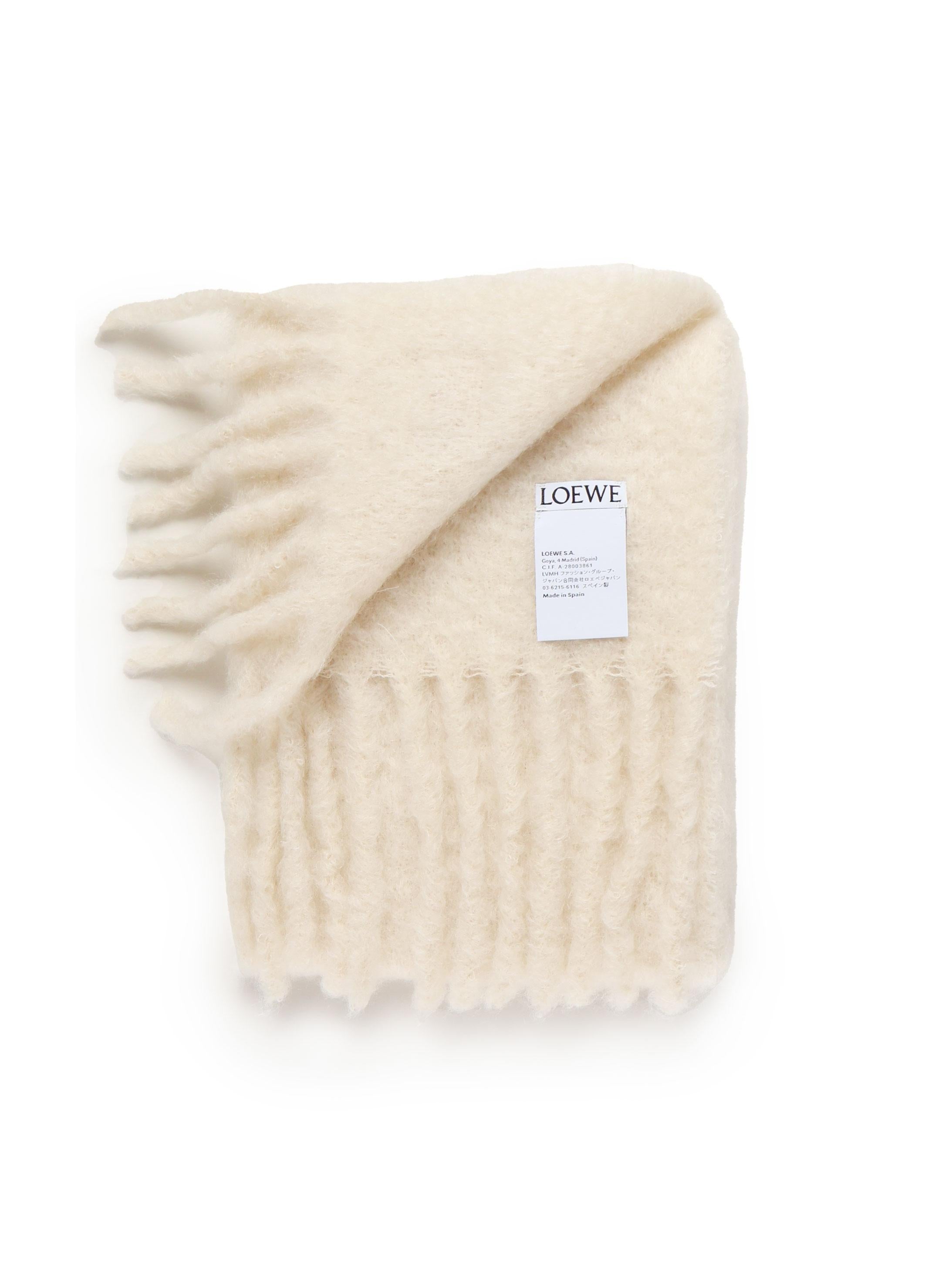 Sciarpa in mohair e lana FSA6SS1X05 2100 LOEWE