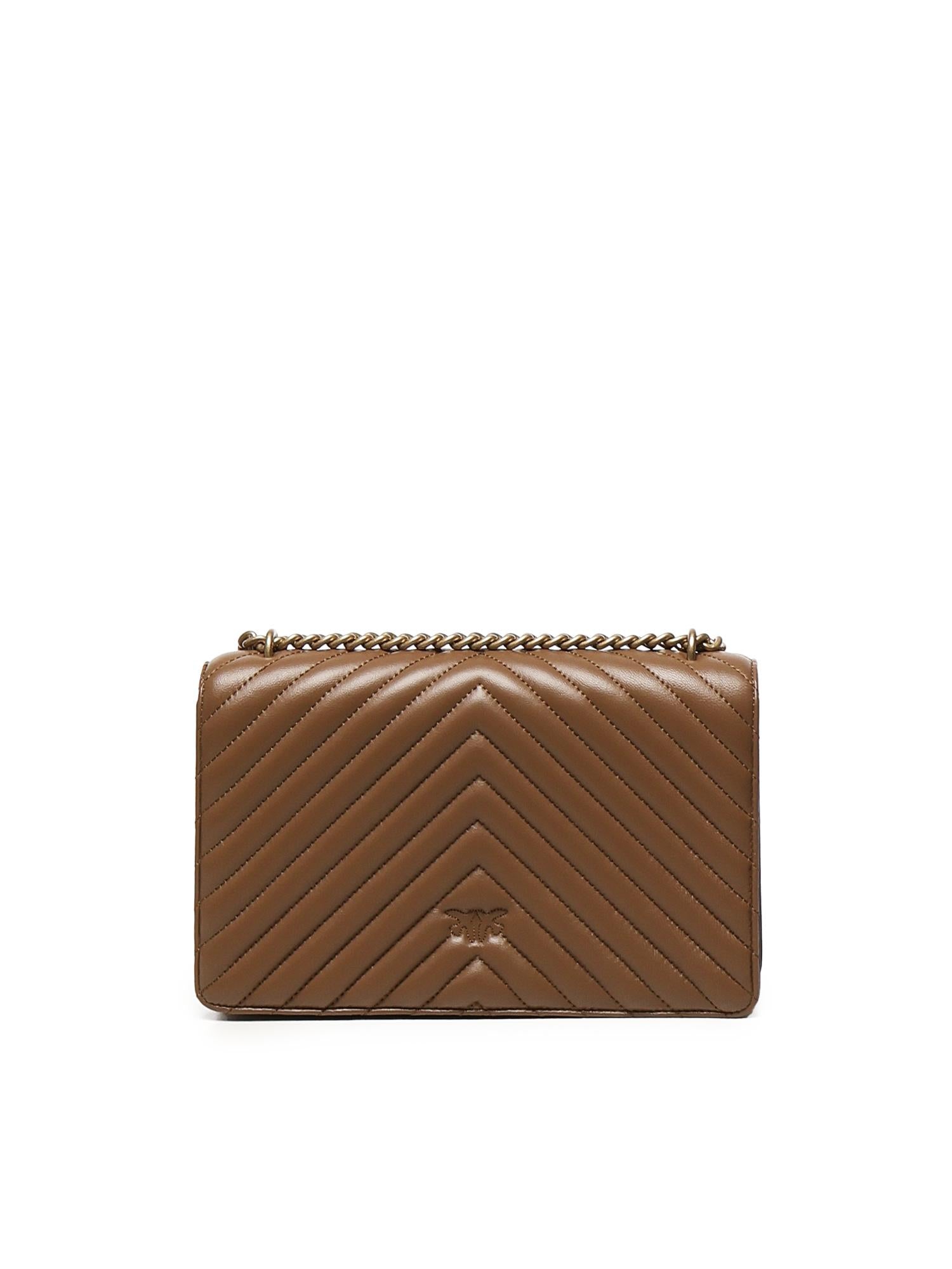 Borsa a tracolla Classic Love Bag One in nappa 100941 A0GKL17Q PINKO